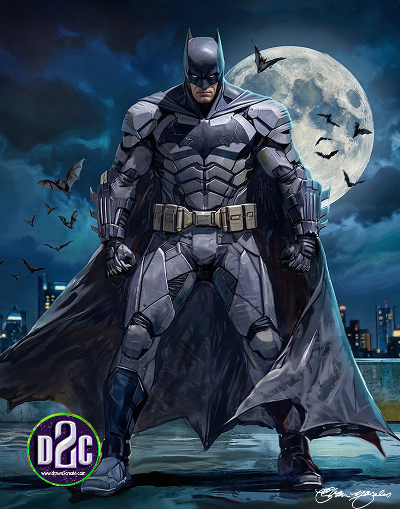 Comic Art One of a Kind Painting/The Batman Comic Art One of a Kind Painting/The Batman