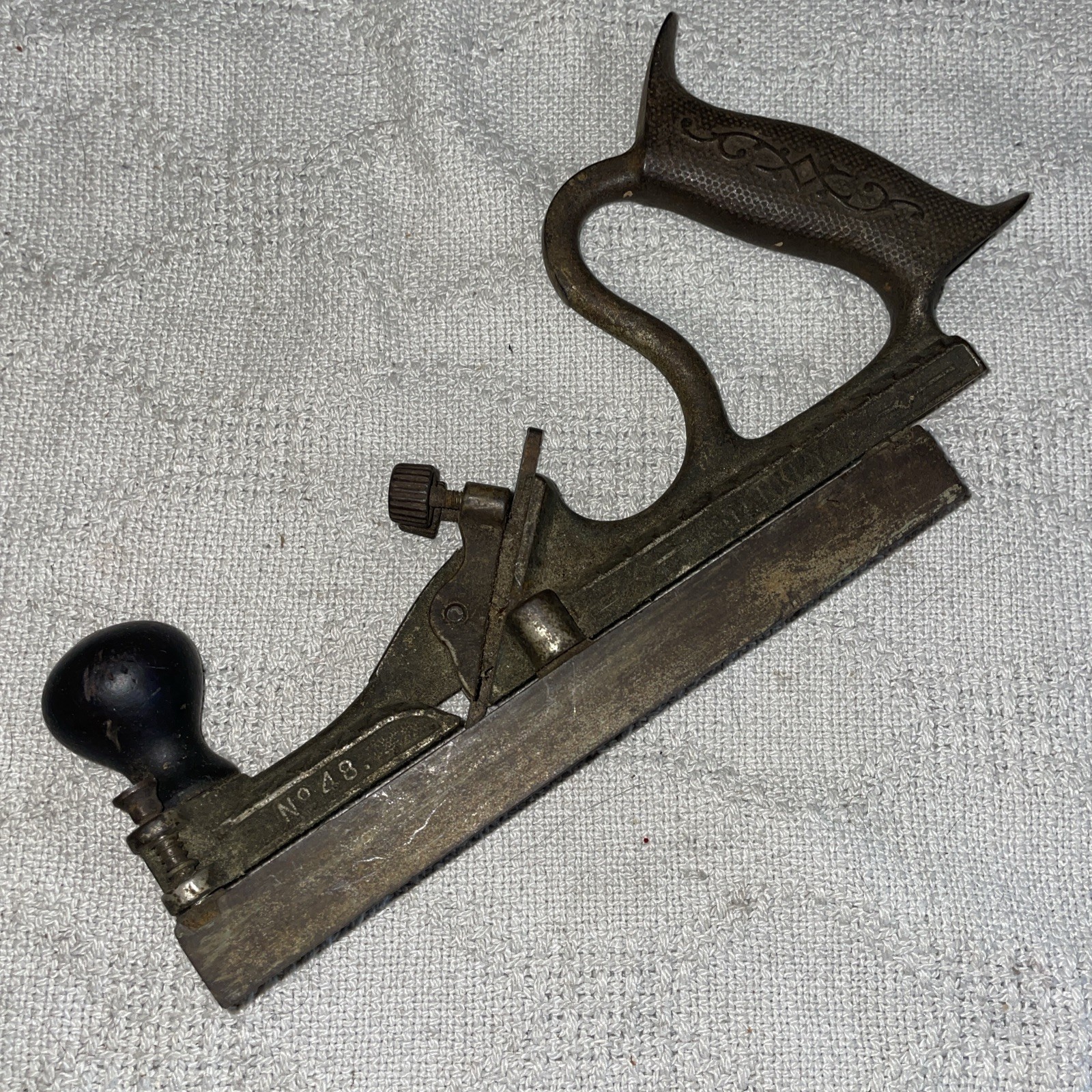 STANLEY No. 48 TONGUE & GROOVE MATCH PLANE-ANTIQUE HAND TOOL