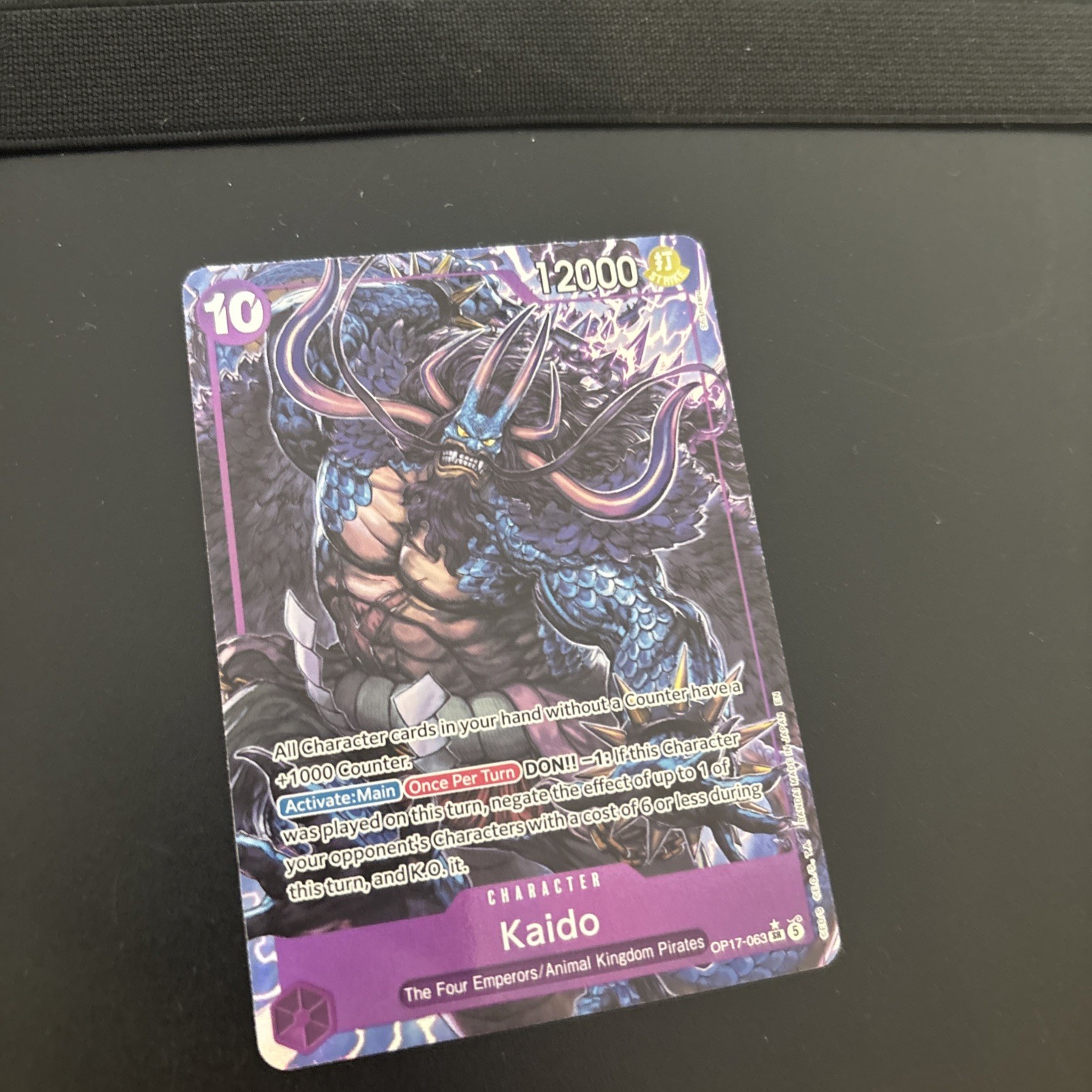 One Piece TCG Kaido OP17-063 SR Alt Art Foil ENGLISH