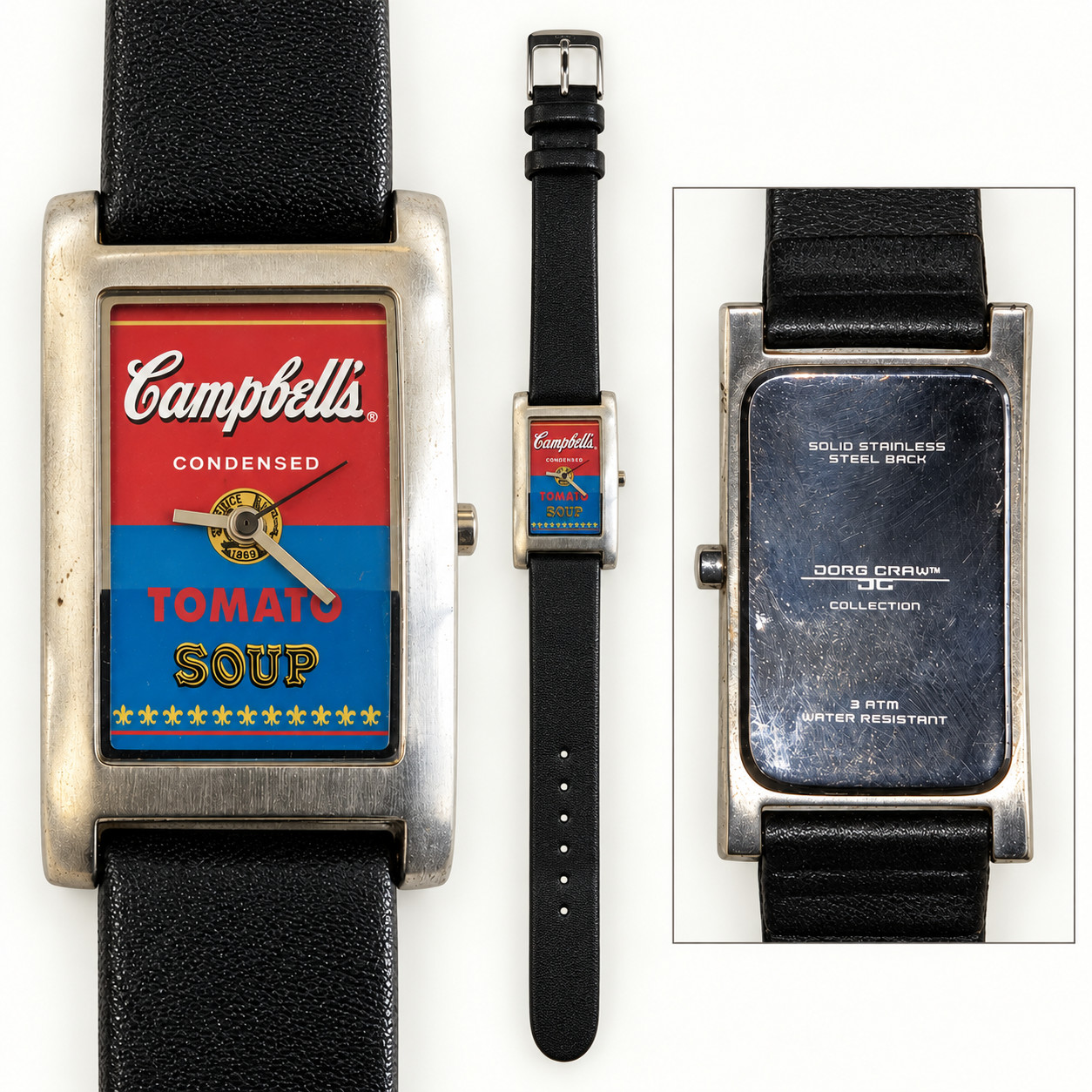 Andy Warhol Campbells tomato soup collection watch 
