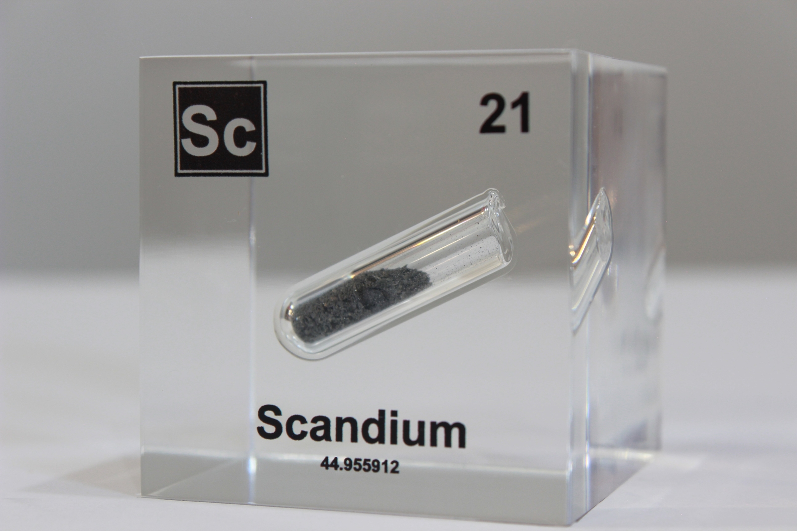 Scandium Element Cube Scandium Element Cube