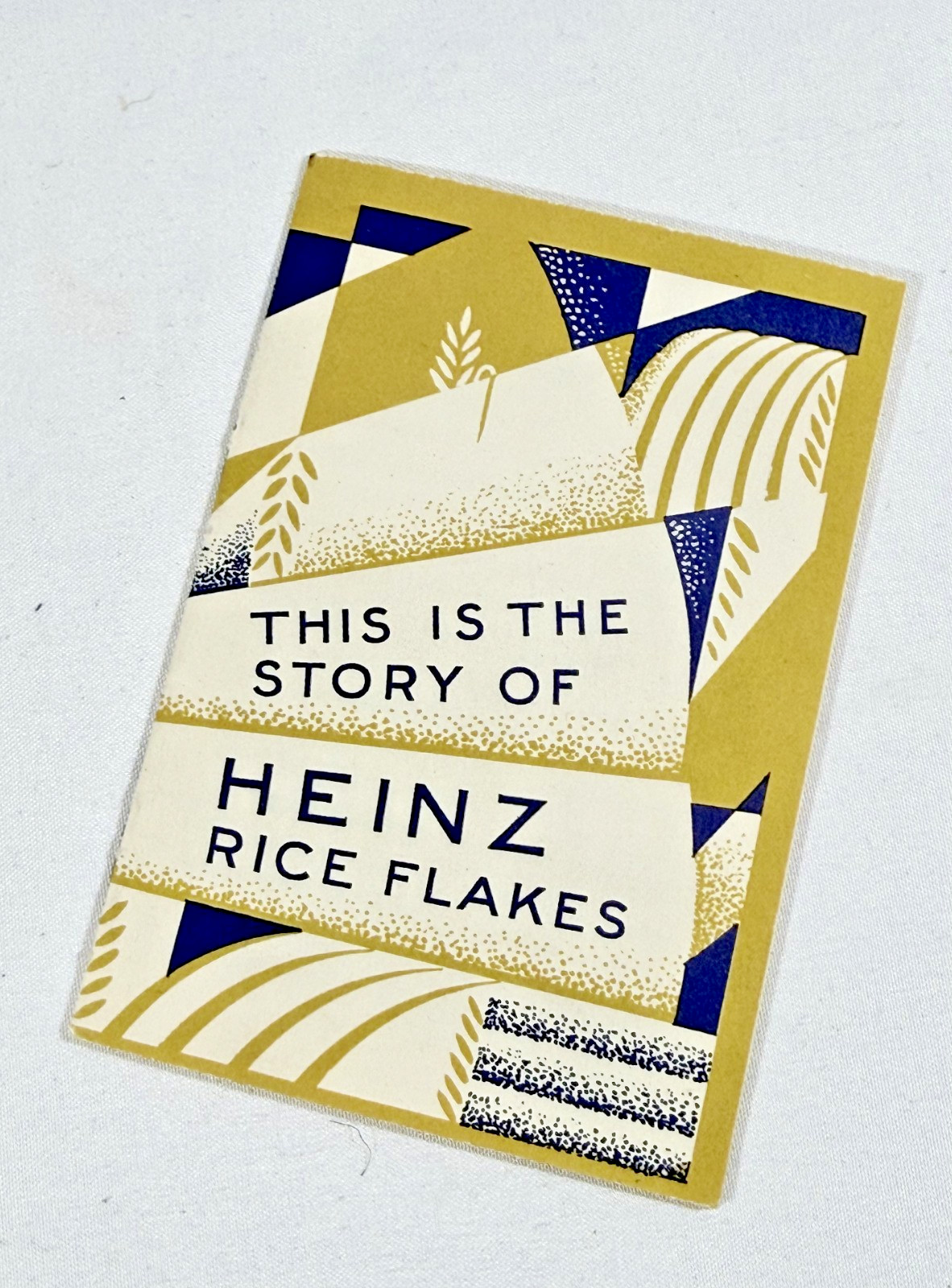 Vintage 1930\'s Heinz Rice Flakes Cereal Recipe Booklet Art Deco Promo Pamphlet
