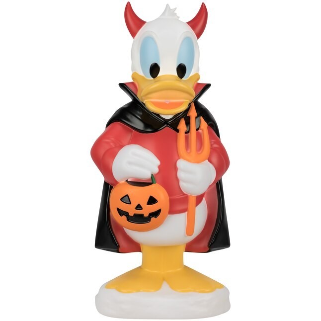 Disney 2-ft Halloween Lighted Evil Donald Duck Blow Mold Decoration-NWOB Disney 2-ft Halloween Lighted Evil Donald Duck Blow Mold Decoration-NWOB
