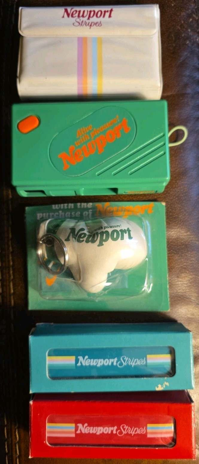 Huge Lot New Newport Cigarettes Collectables Key Chain Camera Combs Address Book Huge Lot New Newport Cigarettes Collectables Key Chain Camera Combs Address Book