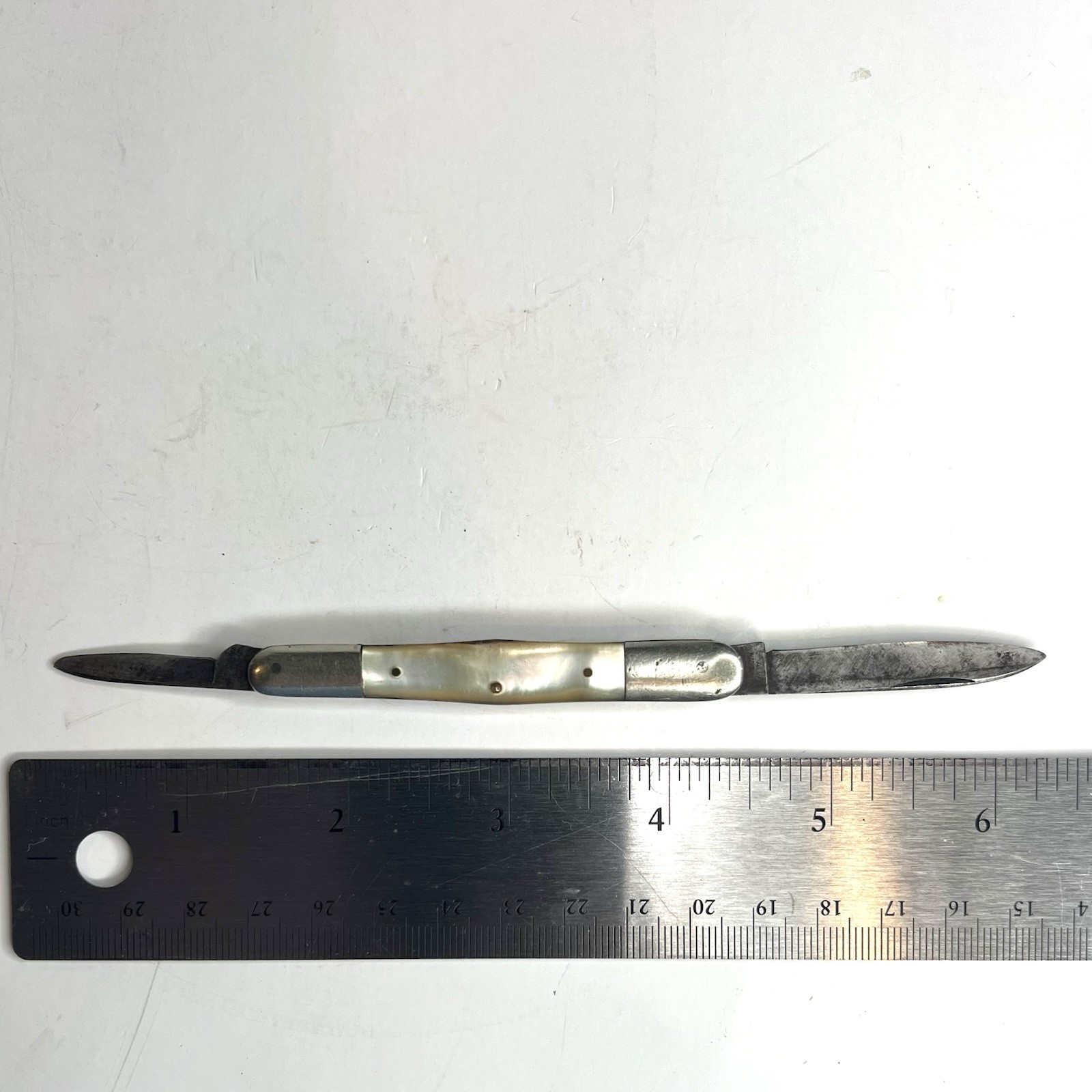 Antique A.W. Wadsworth & Son MOP Pocket Knife Vintage Solingen Era Cutlery