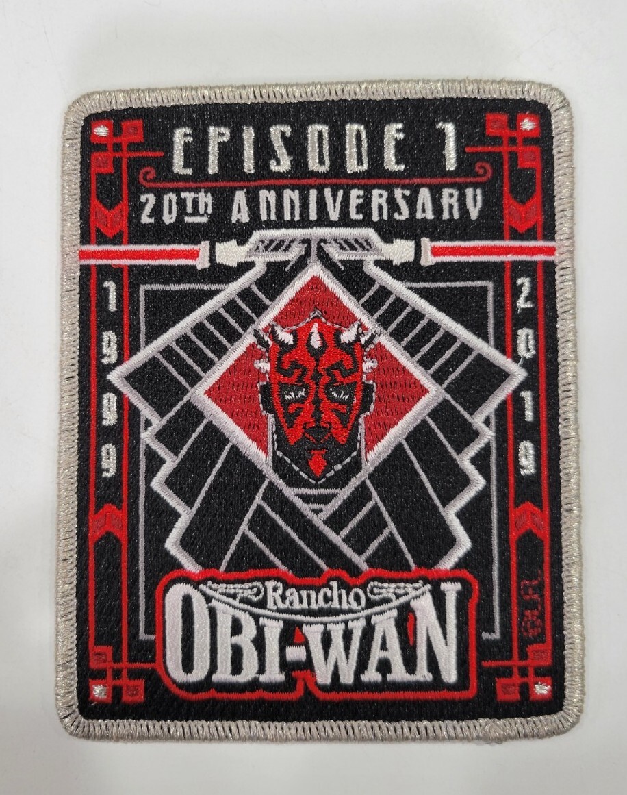 Star Wars Celebration Chicago 2019 - RANCHO OBI-WAN EPISODE 1 20 ANNIVERSA PATCH