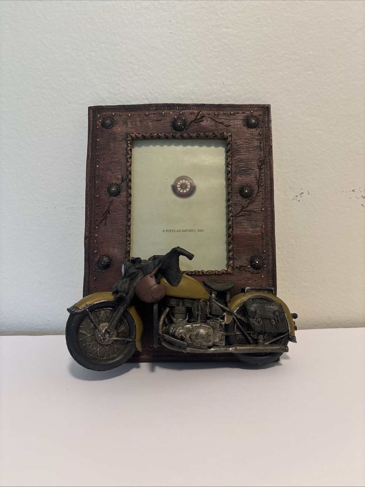 3.5x5 Motorcycle Picture Frame MR1962 Popular Imports