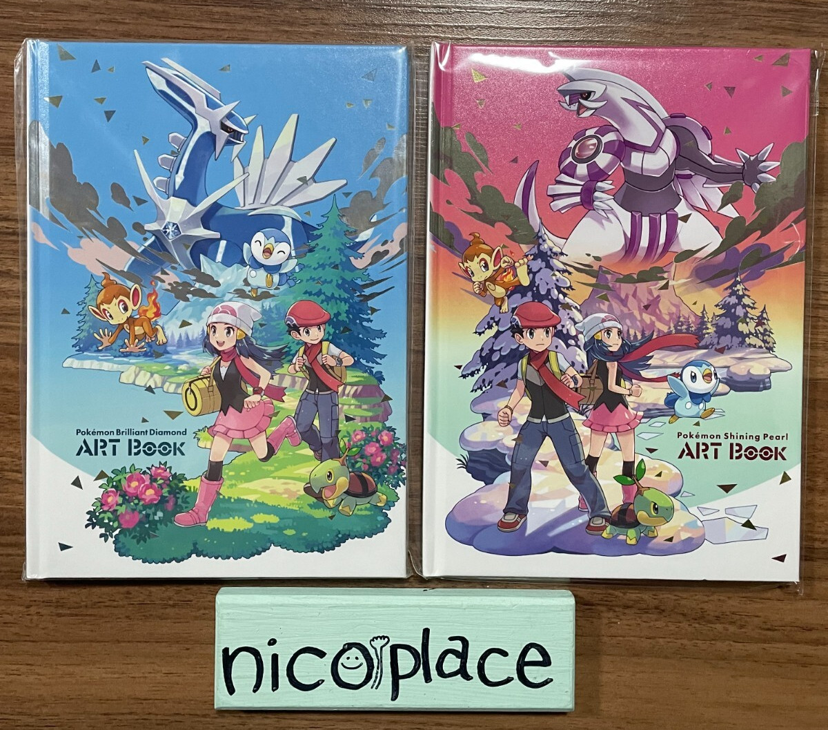 Pokemon Brilliant Diamond & Shining Pearl Privilege Art book set Anime Japan