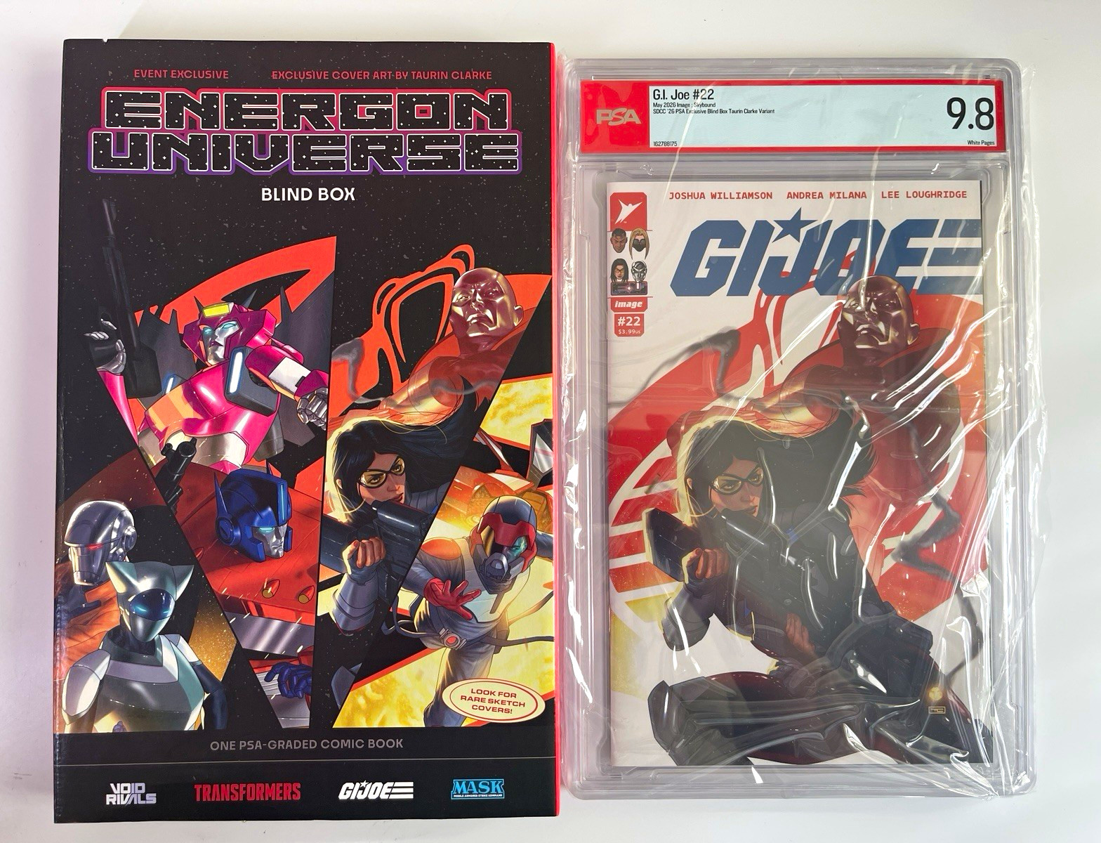 G.I. Joe #22 PSA 9.8 SDCC Taurin Clarke Exclusive Variant Blind Box G.I. Joe #22 PSA 9.8 SDCC Taurin Clarke Exclusive Variant Blind Box
