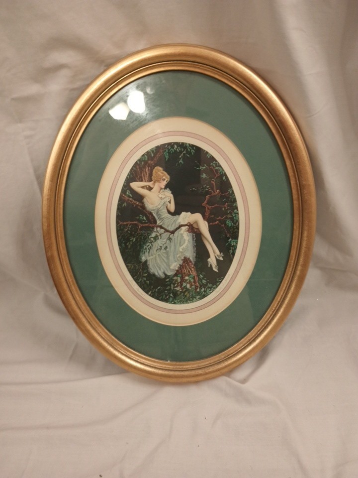 VINTAGE: LOVE'S MESSAGE by Marcel Le Boulte (1920s/1930s) ~Pencil Signed LOVELY
