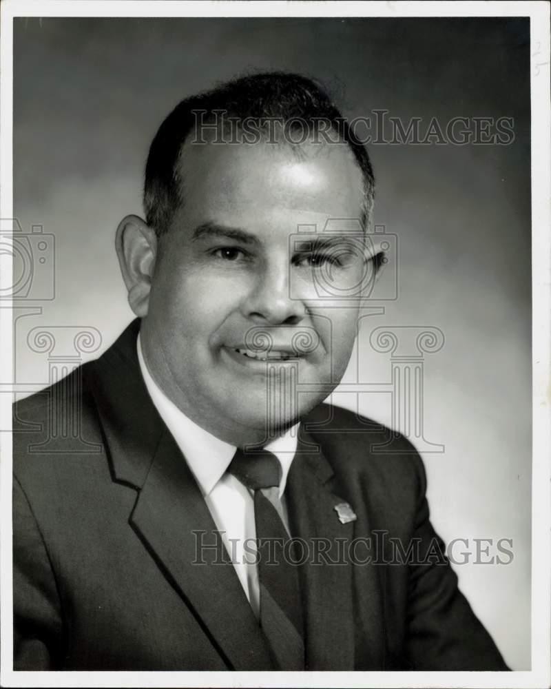 1969 Press Photo Chris J. Loutsis of the American Right of Way Association