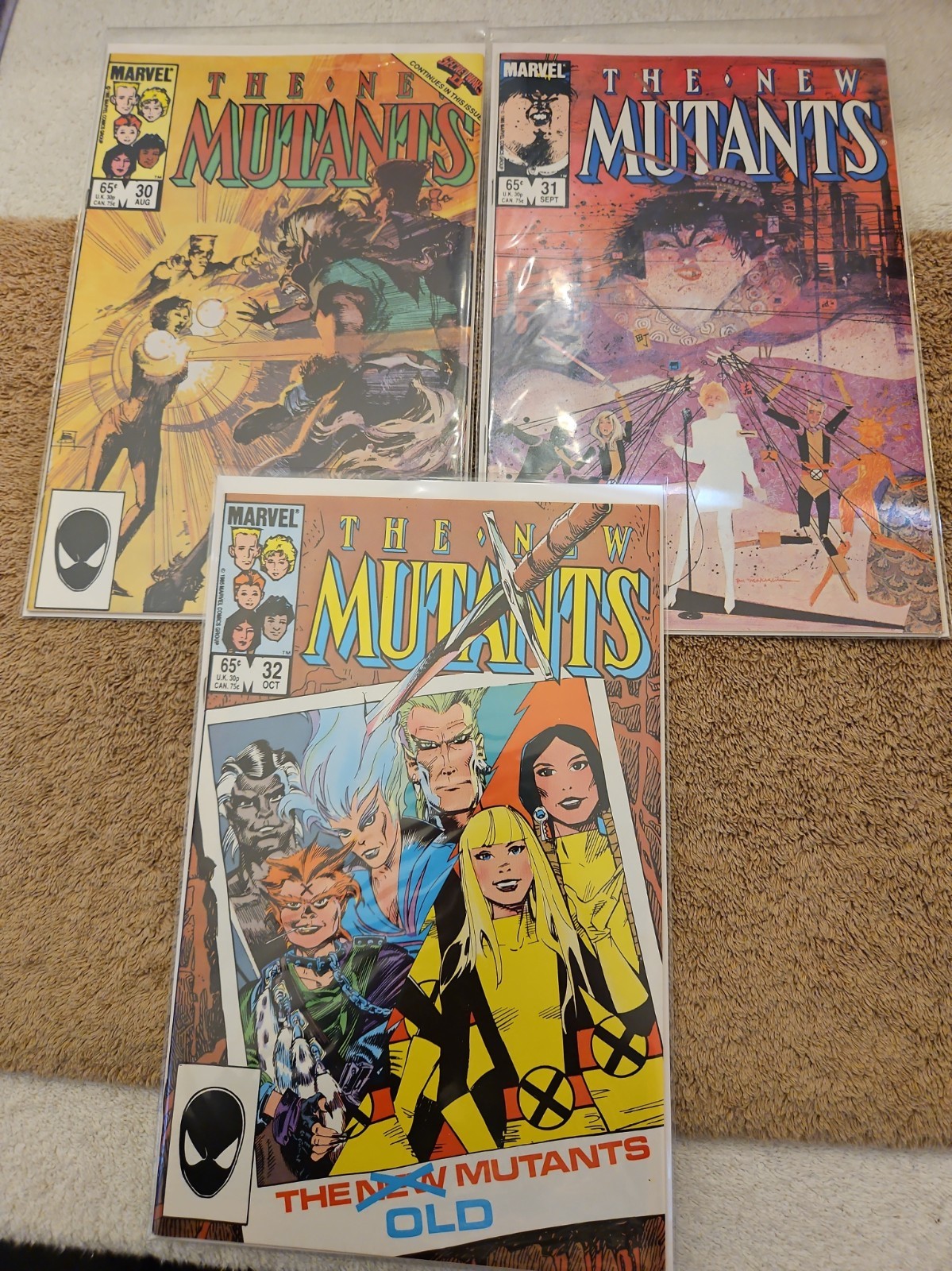 The New Mutants Lot Of #30, 31, 32, 39, 40, 41, 42, 43, 44, 45, 46