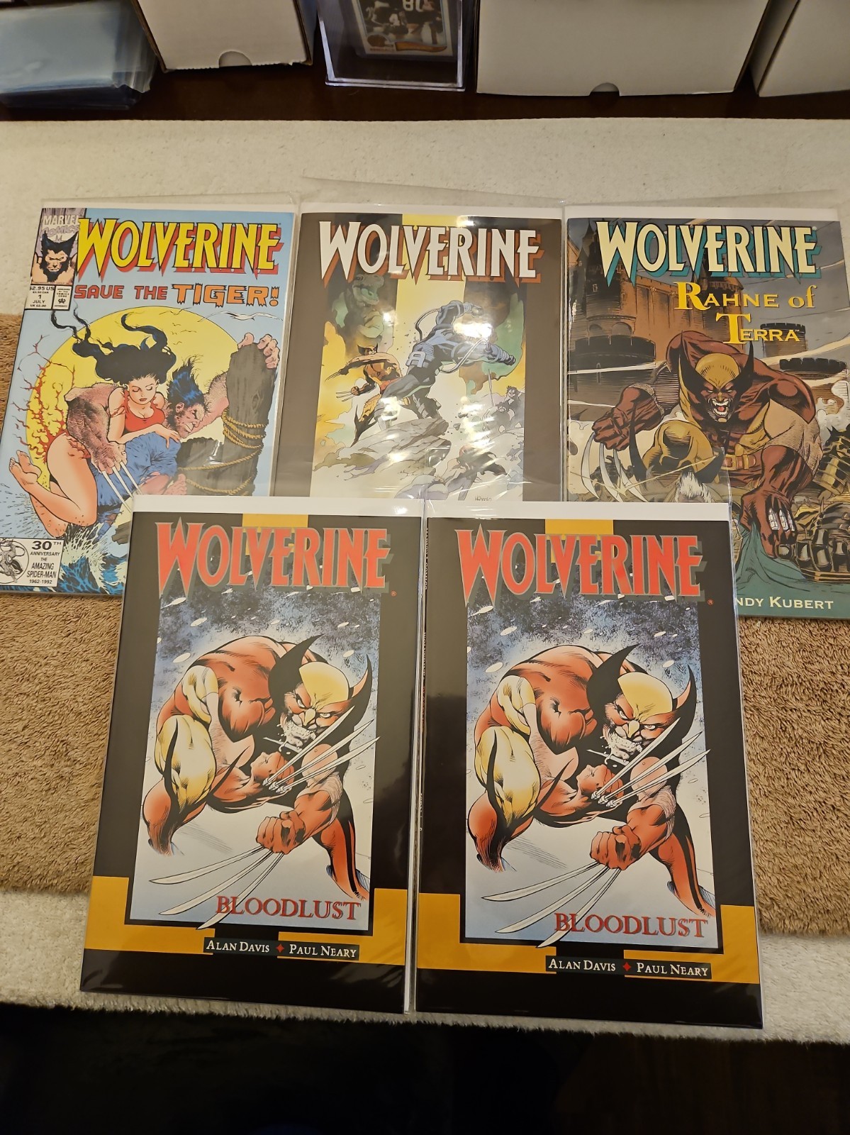 5 Comic Lot Of Wolverine Comics 5 Comic Lot Of Wolverine Comics