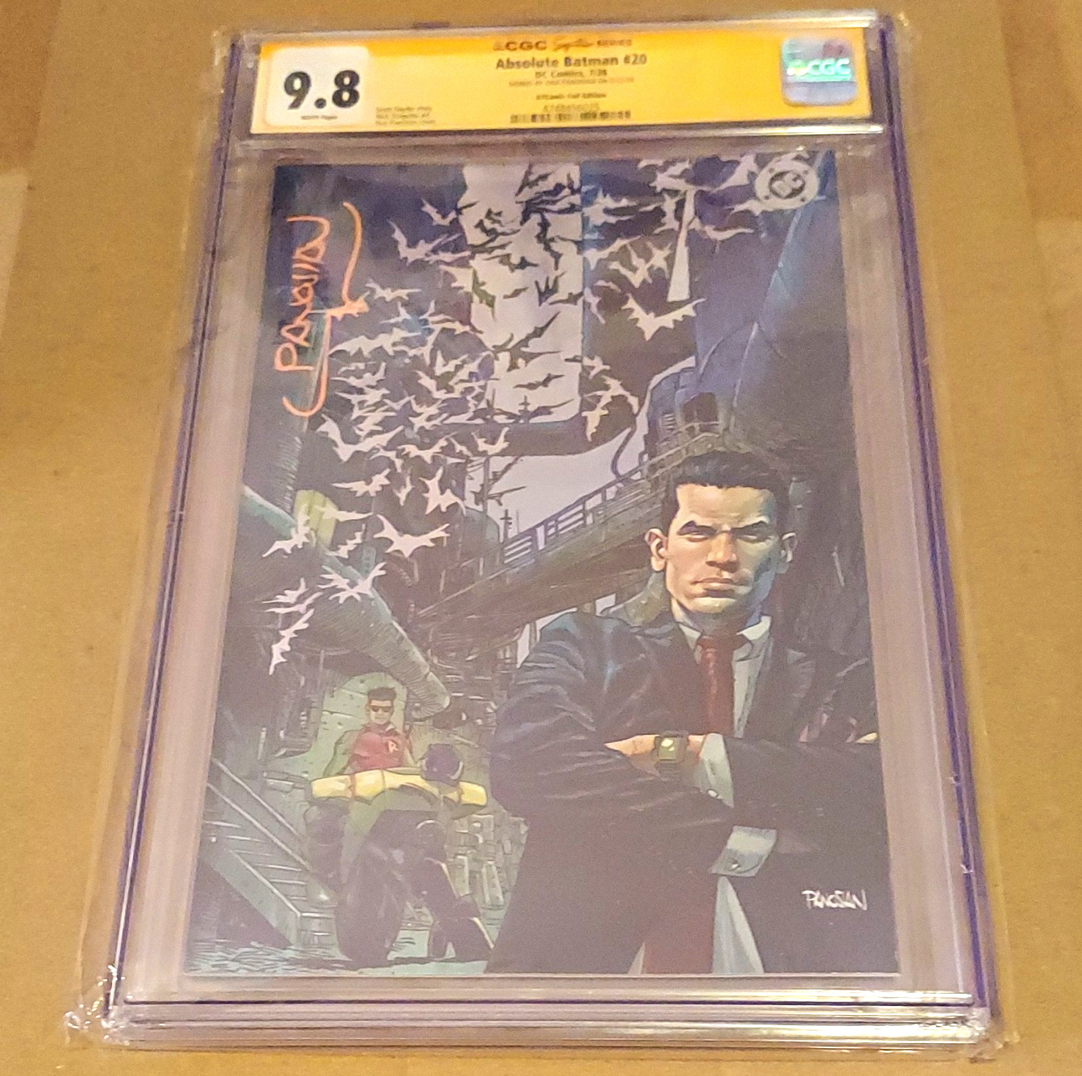 Absolute Batman #20 CGC 9.8 Signature Series Foil UV Signed Dan Panosian 2026
