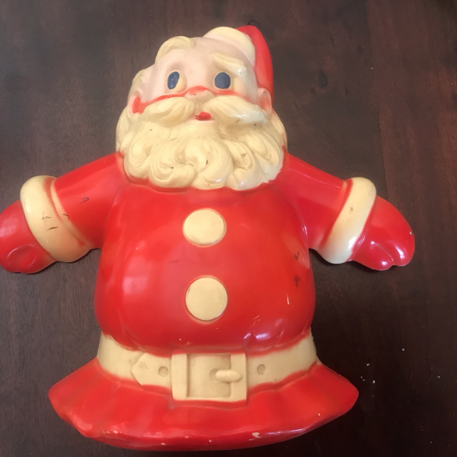 VTG 1940s Noma GloLite Santa Christmas Tree Topper Wall Plaque Lamp As Is