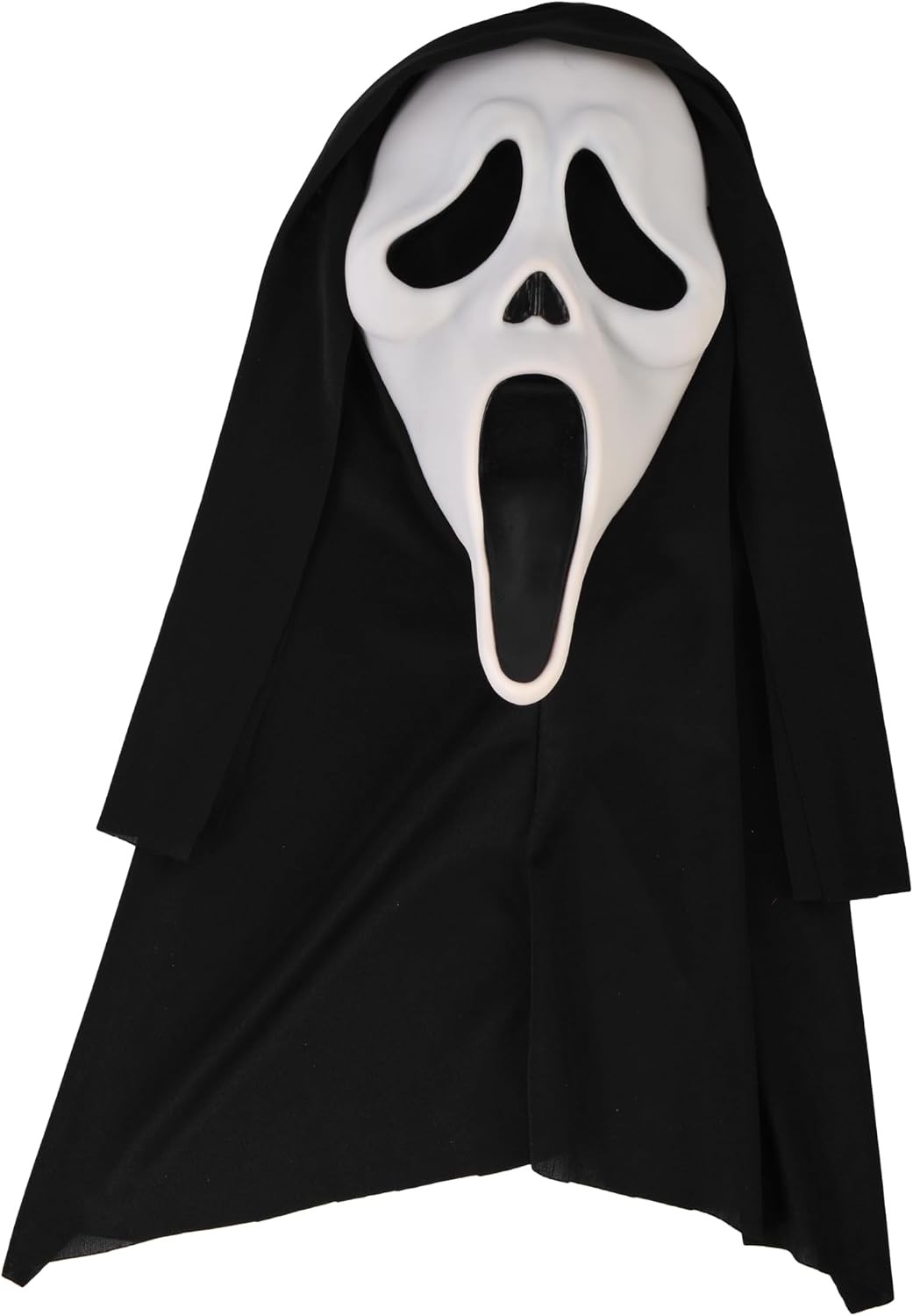 Adult Scream Mask | Classic Ghost Face Slasher, Horror Movie Killer Costume Acce