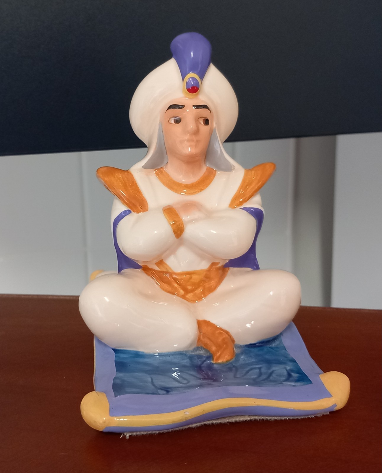 Disney Aladdin Prince Ali Magic Carpets Vintage Ornament Ceramic Figurine