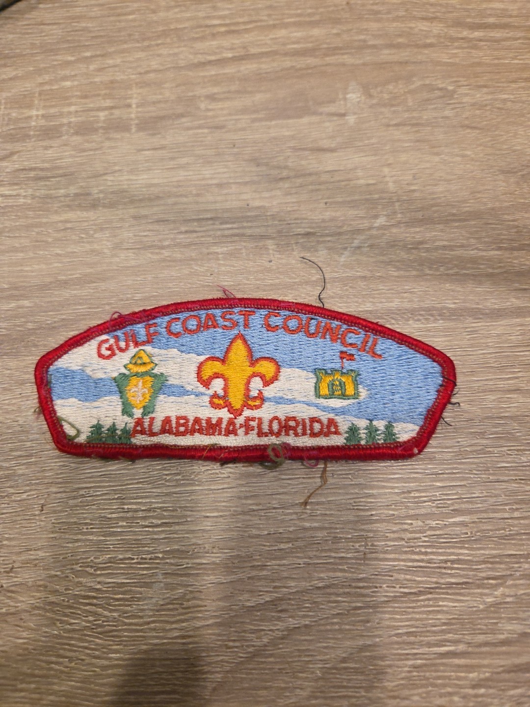 BSA, Gulf Coast Council Shoulder Patch 5x2