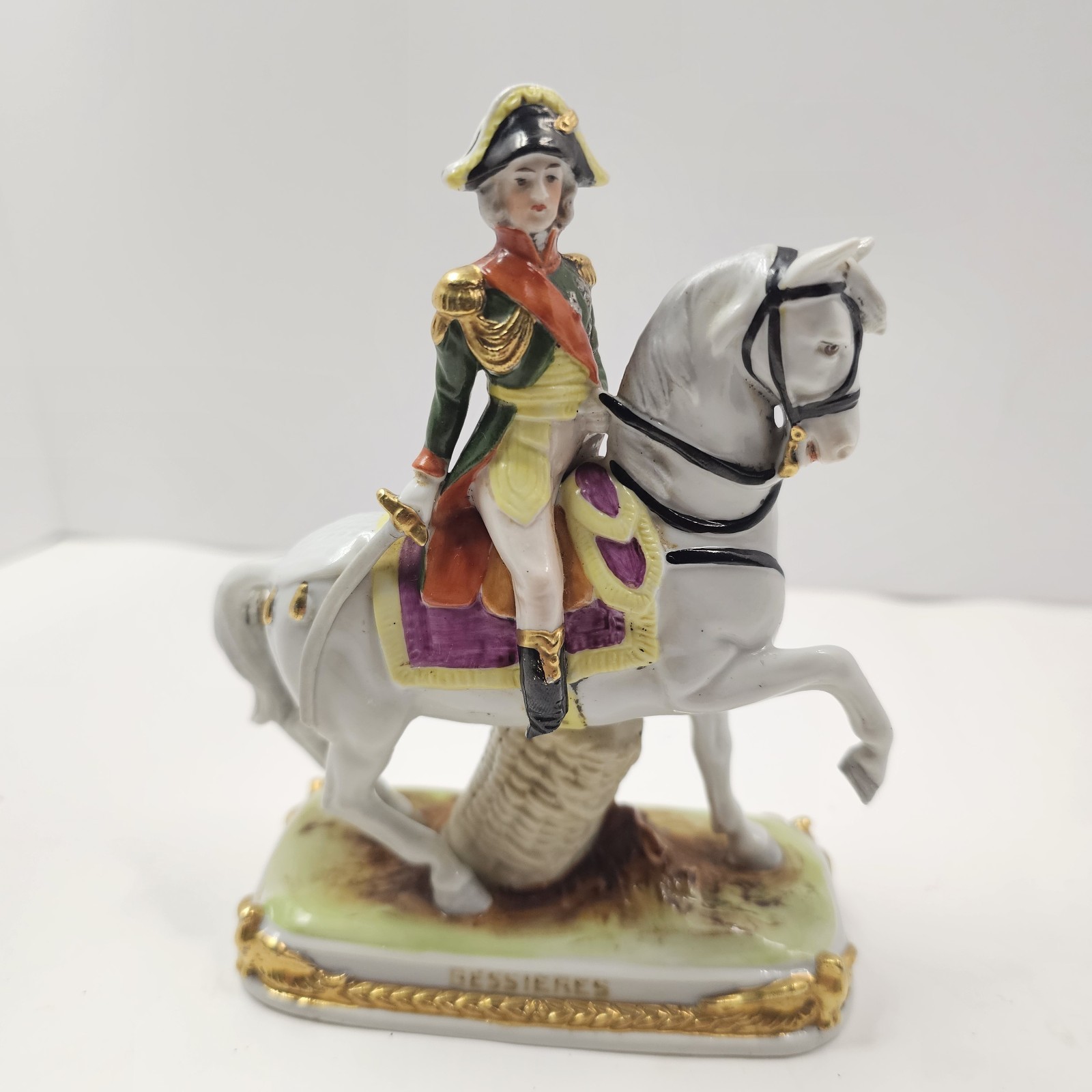 German Scheibe Alsbach Porcelain Jean-Baptiste Bessieres French General *READ*