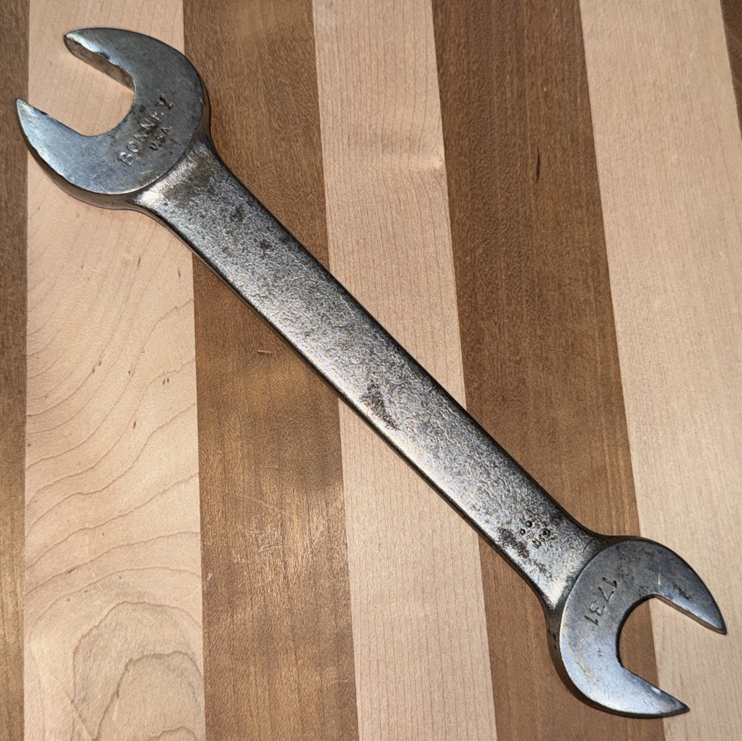 Bonney Bonaloy Tools USA #1731 Open End Wrench 3/4”x13/16\