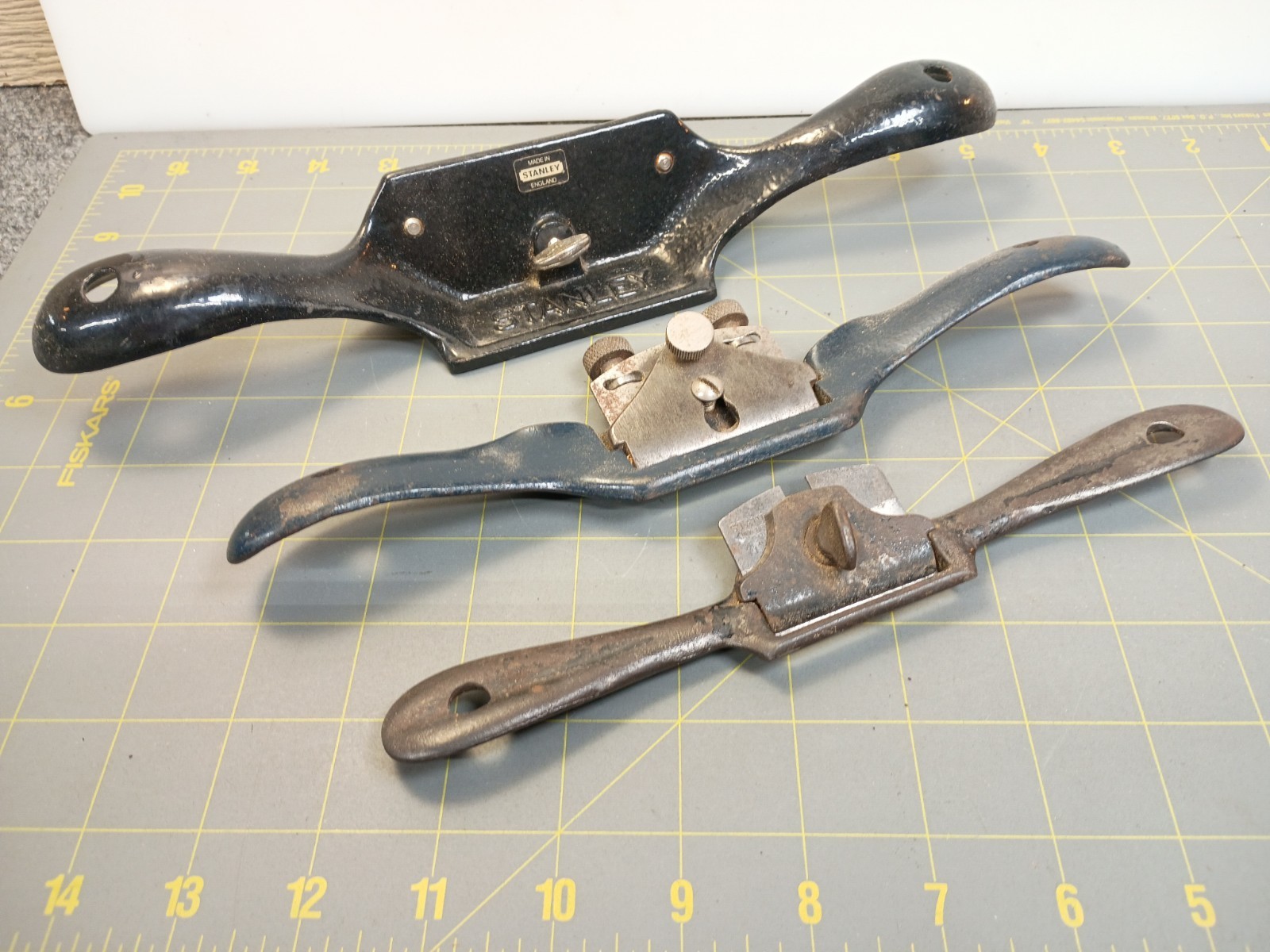 LOT 3 Spokeshave Stanley No 151 Flat Sole No 80 No Knife Unusual Unmarked Old KG