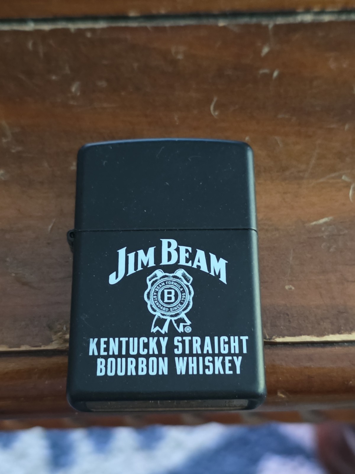 Zippo 2012 Jim Beam Black Matte Lighter Brand New Sealed Never Struck 