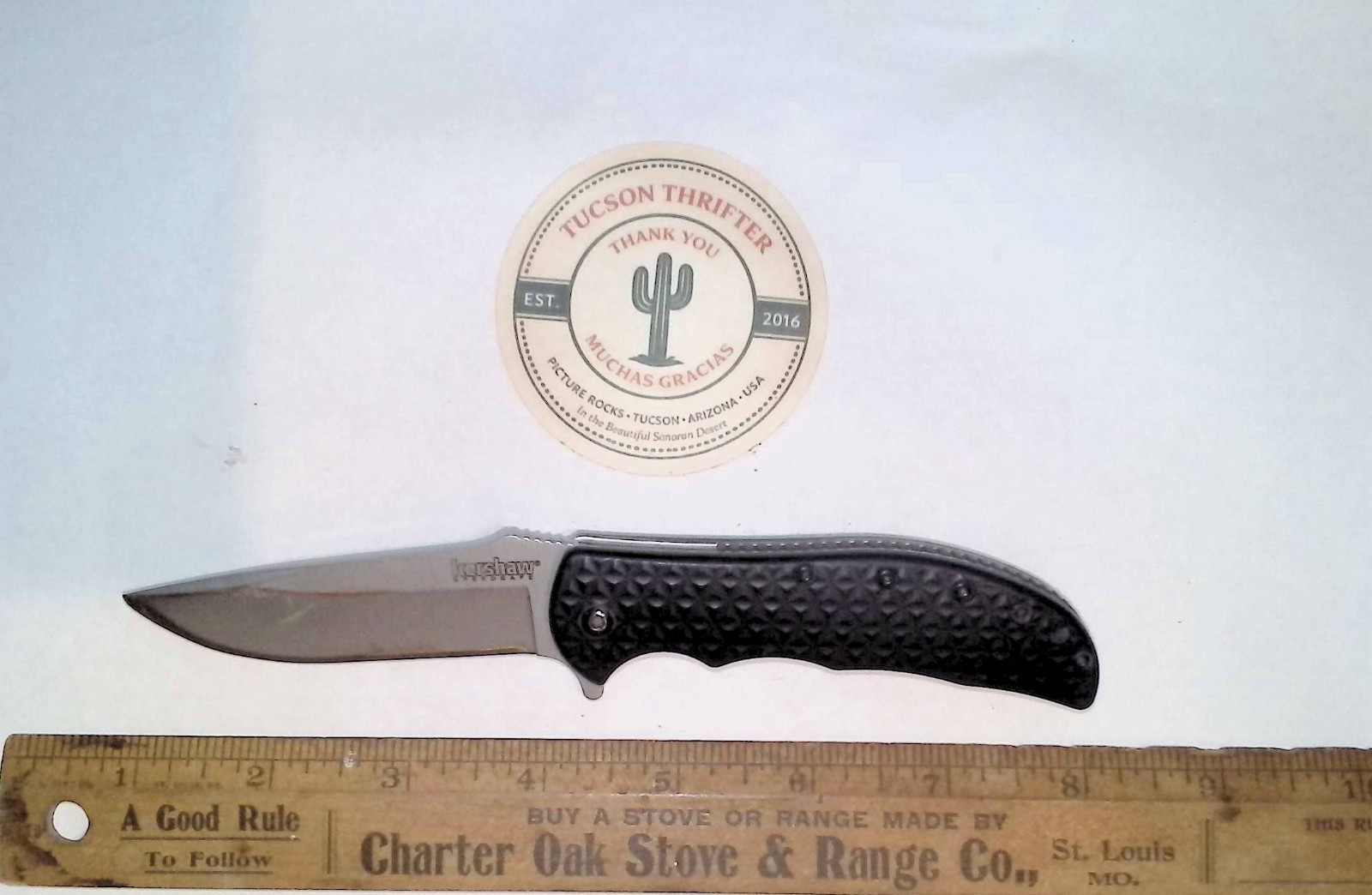 Vintage Kershaw Speedsafe 3650 RJ Martin Design Folding Pocket Knife