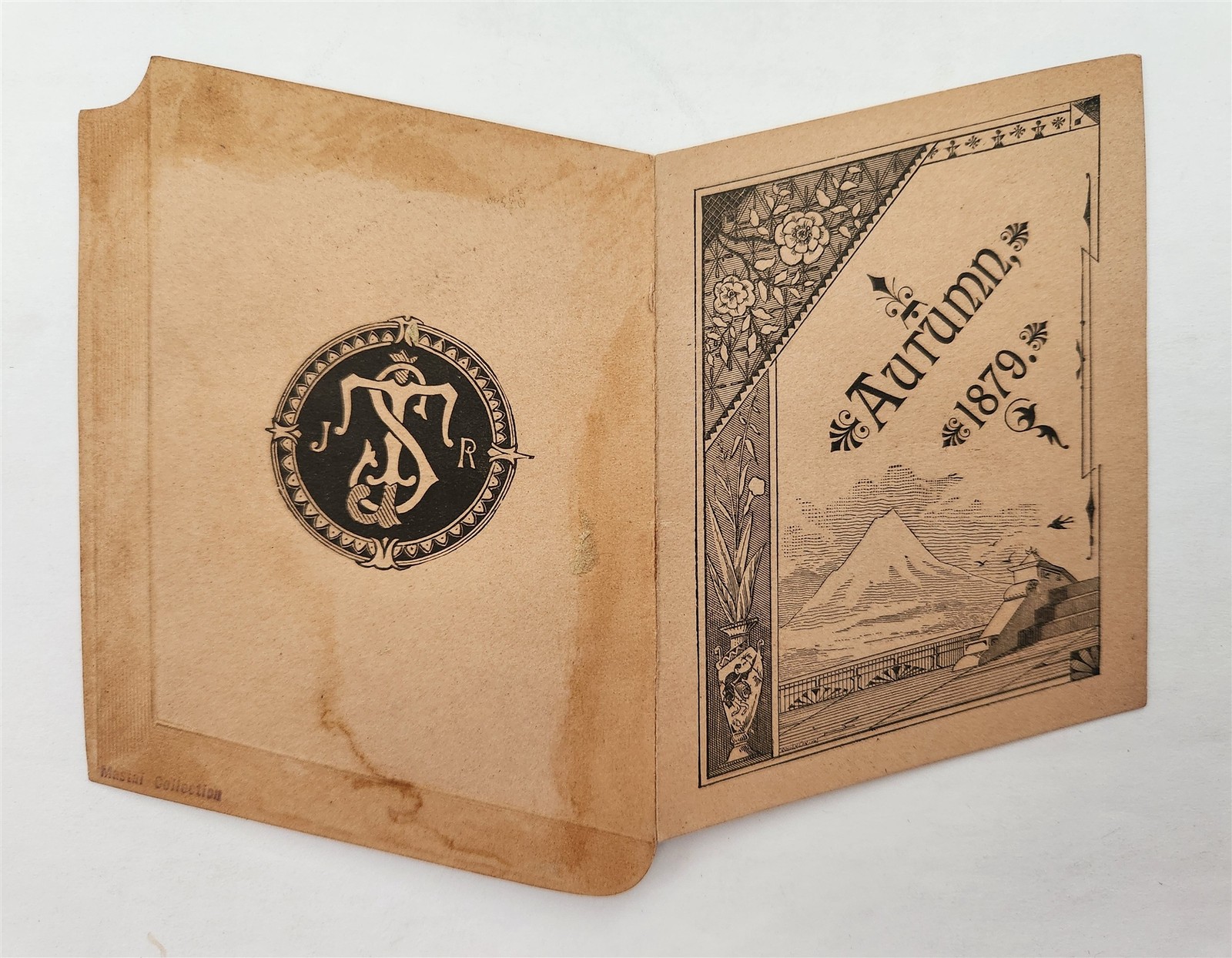 1879 antique JOHN S. TRIPP JR providence ri IMPORTING TAILOR ad TRADE CARD