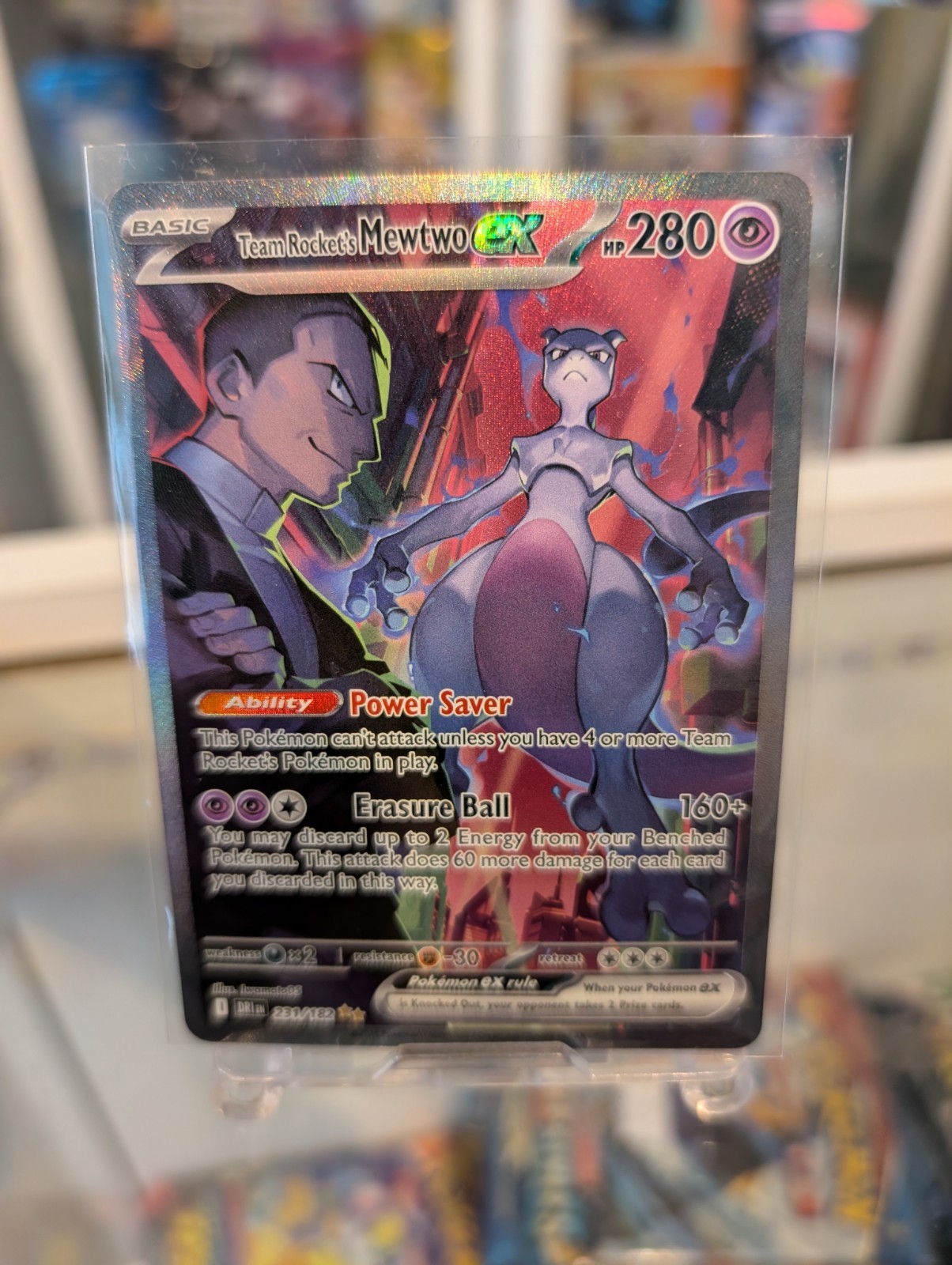 Pokemon Mewtwo EX Team Rockers 231/182 Destined Rivals English Card NM English