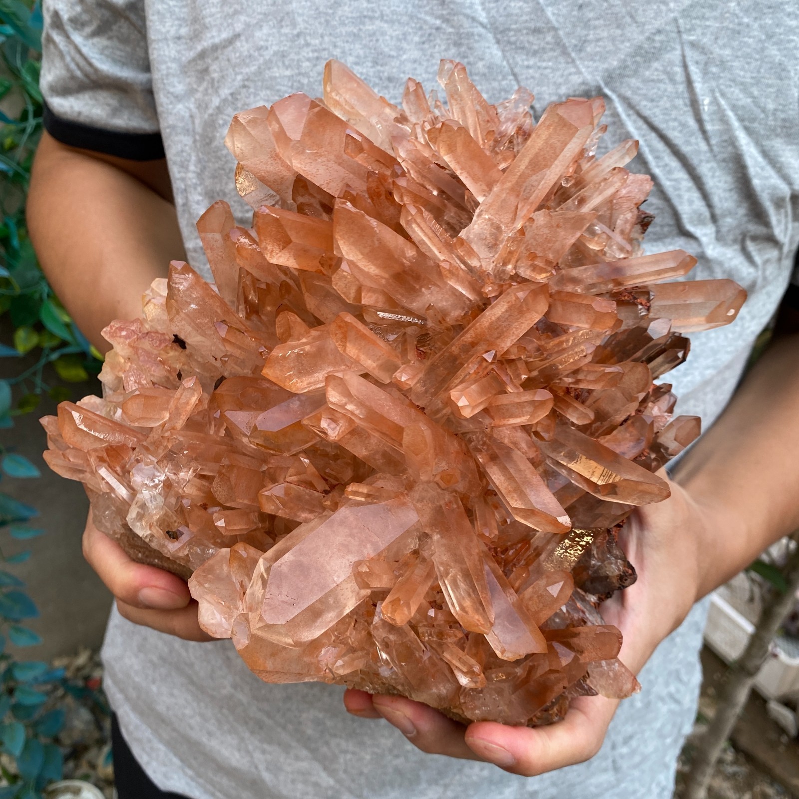 7.9lb Natural Clear White Quartz Crystal Cluster Rough Healing Specimen