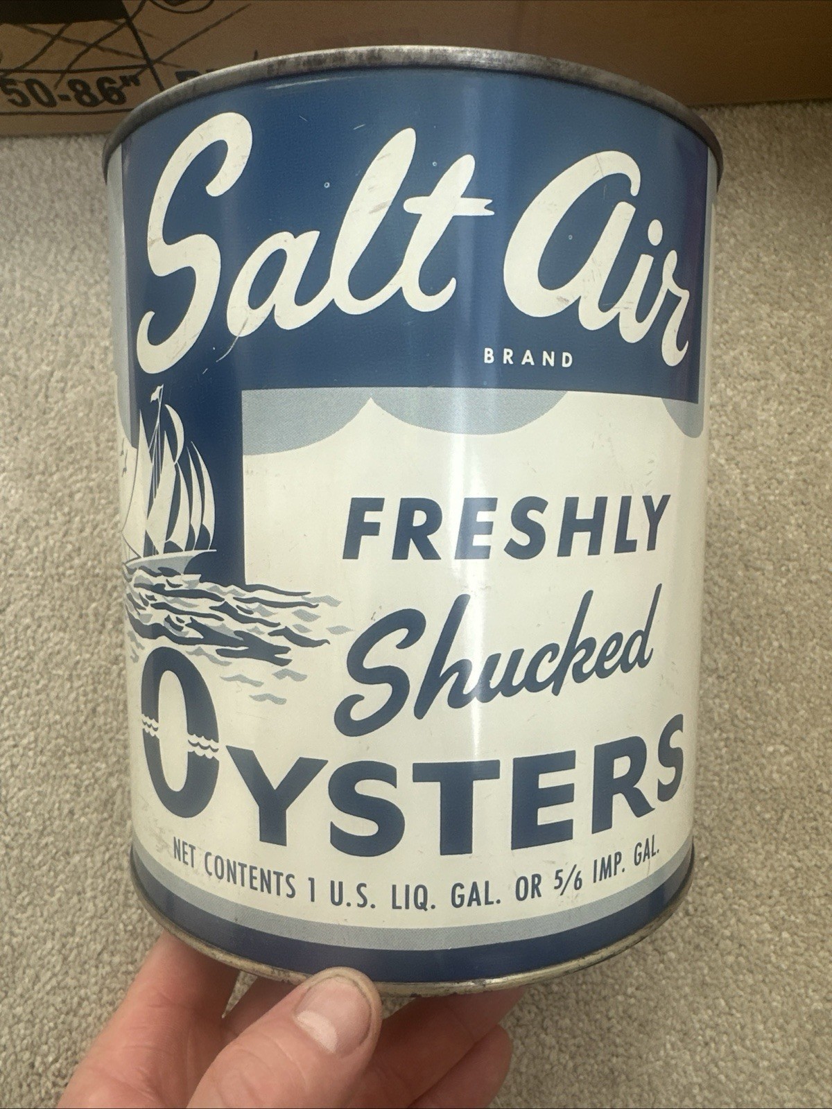 Lot Of 3 Vintage Oysters Tin/Can Lot Of 3 Vintage Oysters Tin/Can