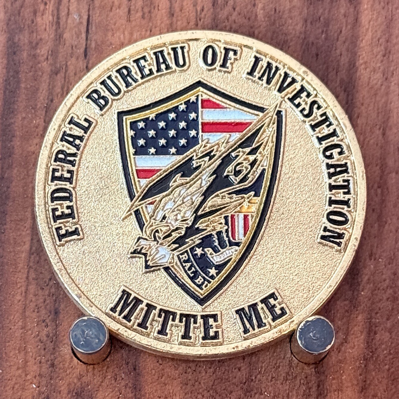 FBI Boston SWAT Federal Bureau Of Investigation Themed Challenge Coin  W#20
