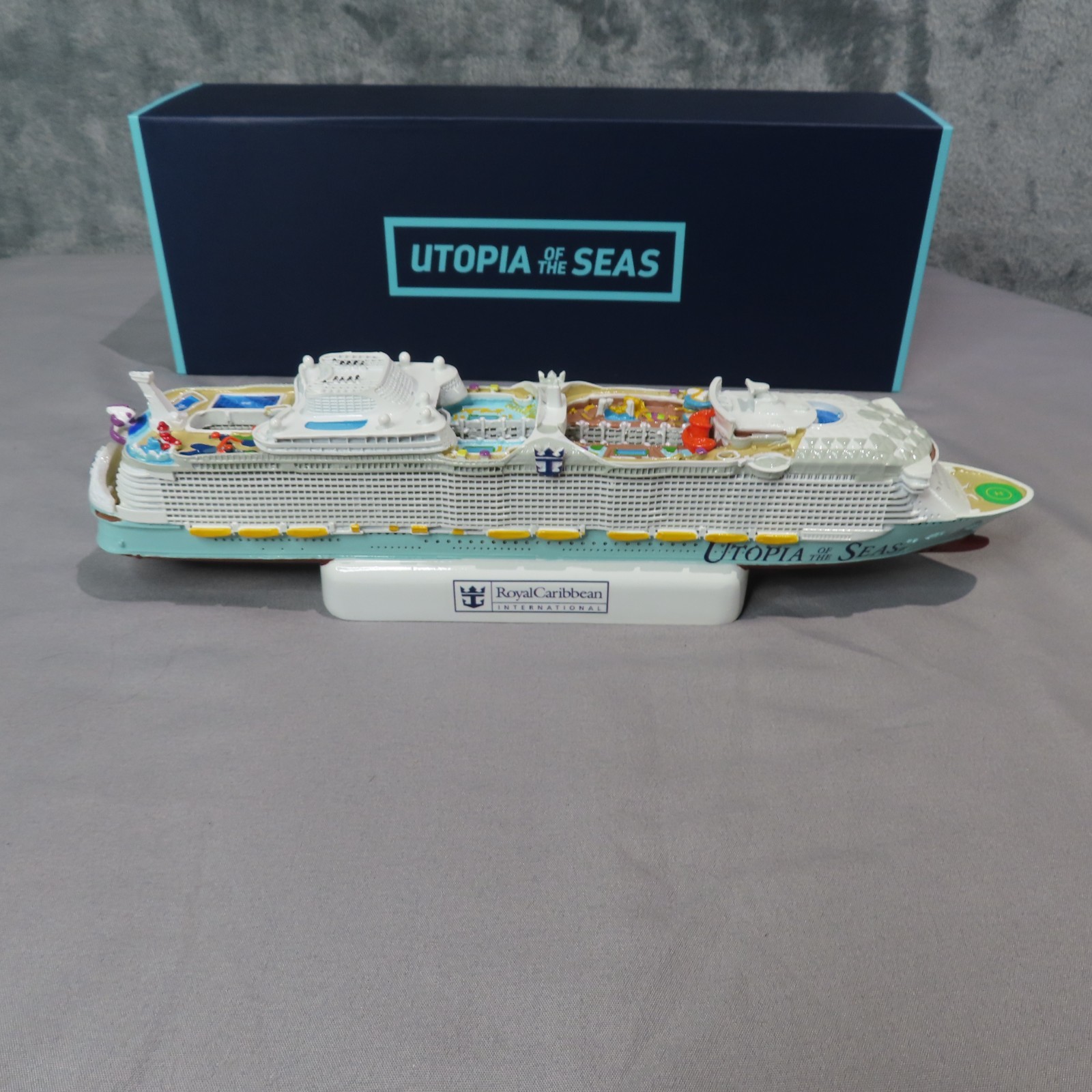 11” Royal Caribbean UTOPIA OF THE SEAS Cruise Ship Model - Official Licensed
