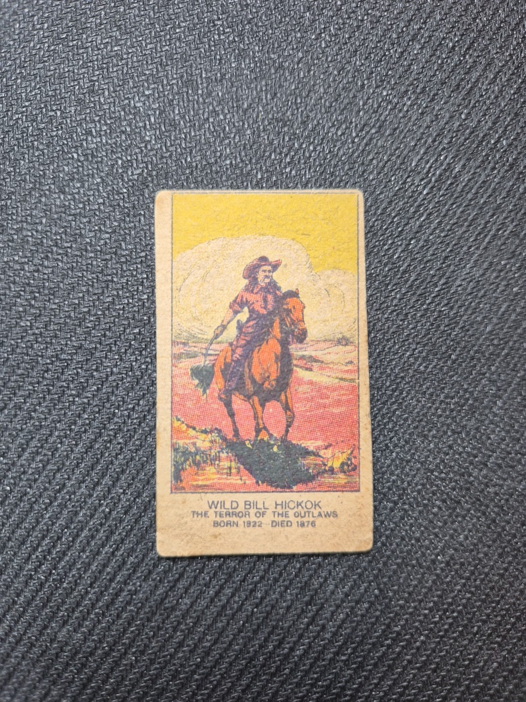 1923 W515-1 Wild Bill Hickok Handcut Pre War Strip Card Vintage Non Sports 1923 W515-1 Wild Bill Hickok Handcut Pre War Strip Card Vintage Non Sports