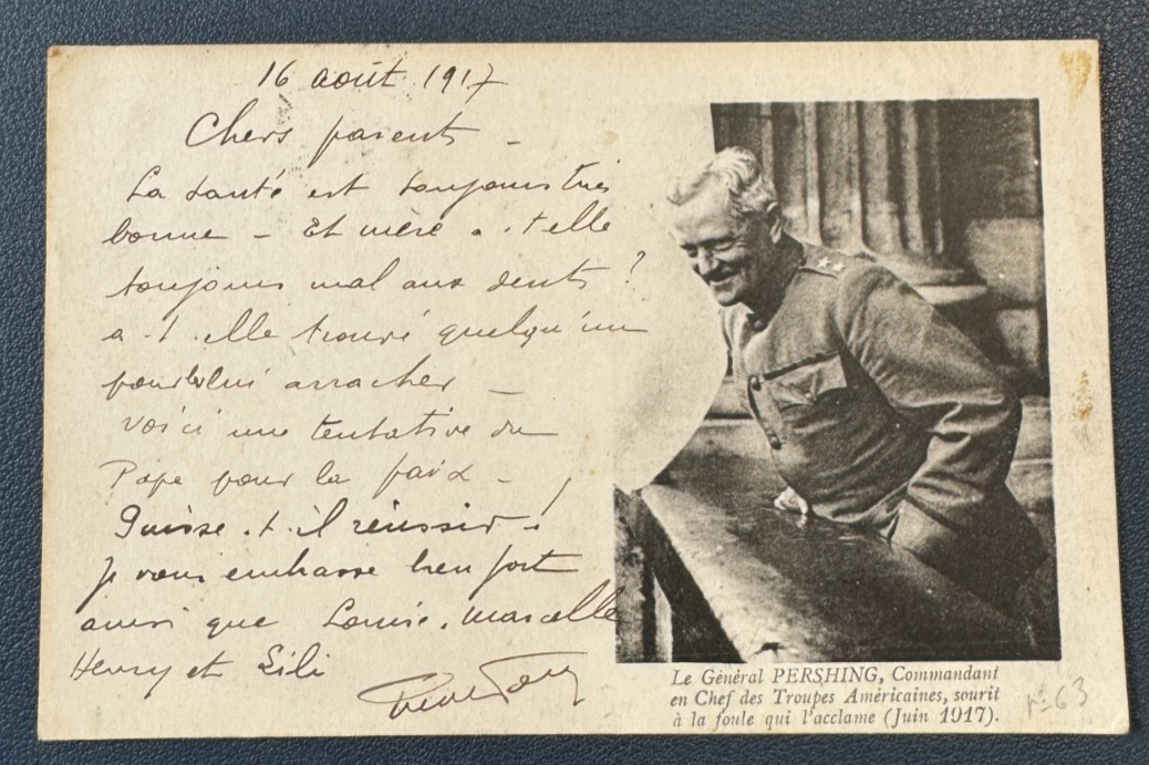 Cpa - Postcard - General Pershing, Commander In Chief Of The American Troops