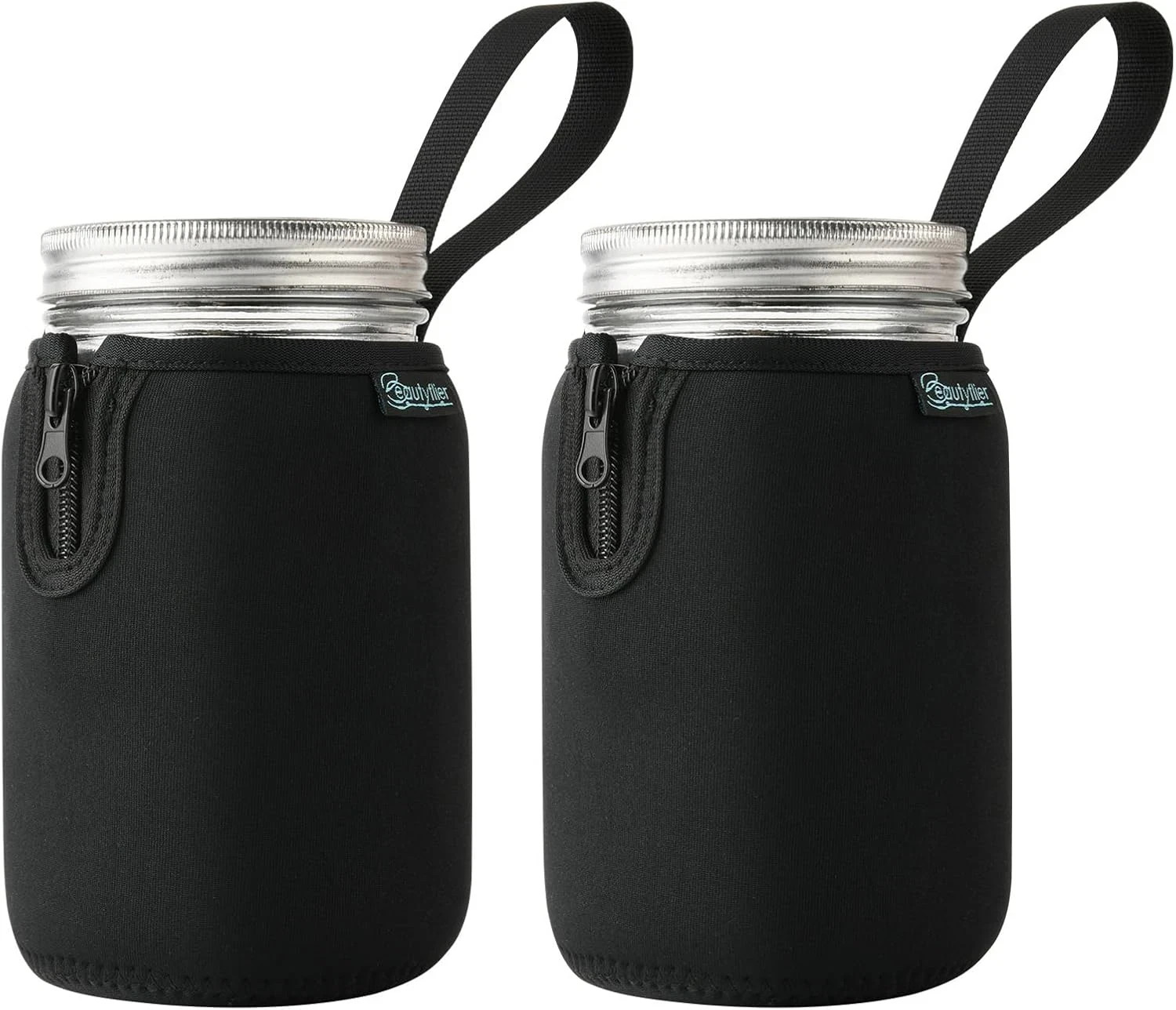 Beautyflier Mason Jars 32Oz Wide Mouth Sleeve Regular Mouth Mason Jars Insulator Beautyflier Mason Jars 32Oz Wide Mouth Sleeve Regular Mouth Mason Jars Insulator