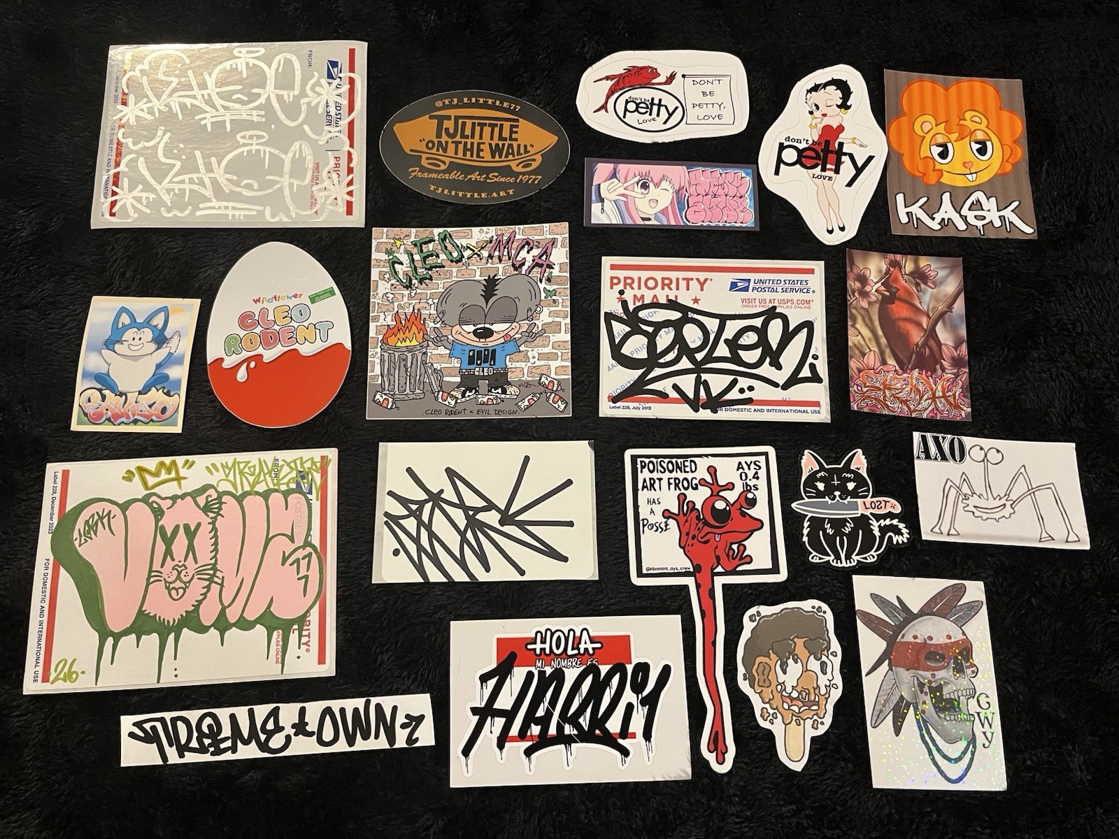 Worldwide Graffiti Stickers - Assorted 20 Pack - #7B - International Artists