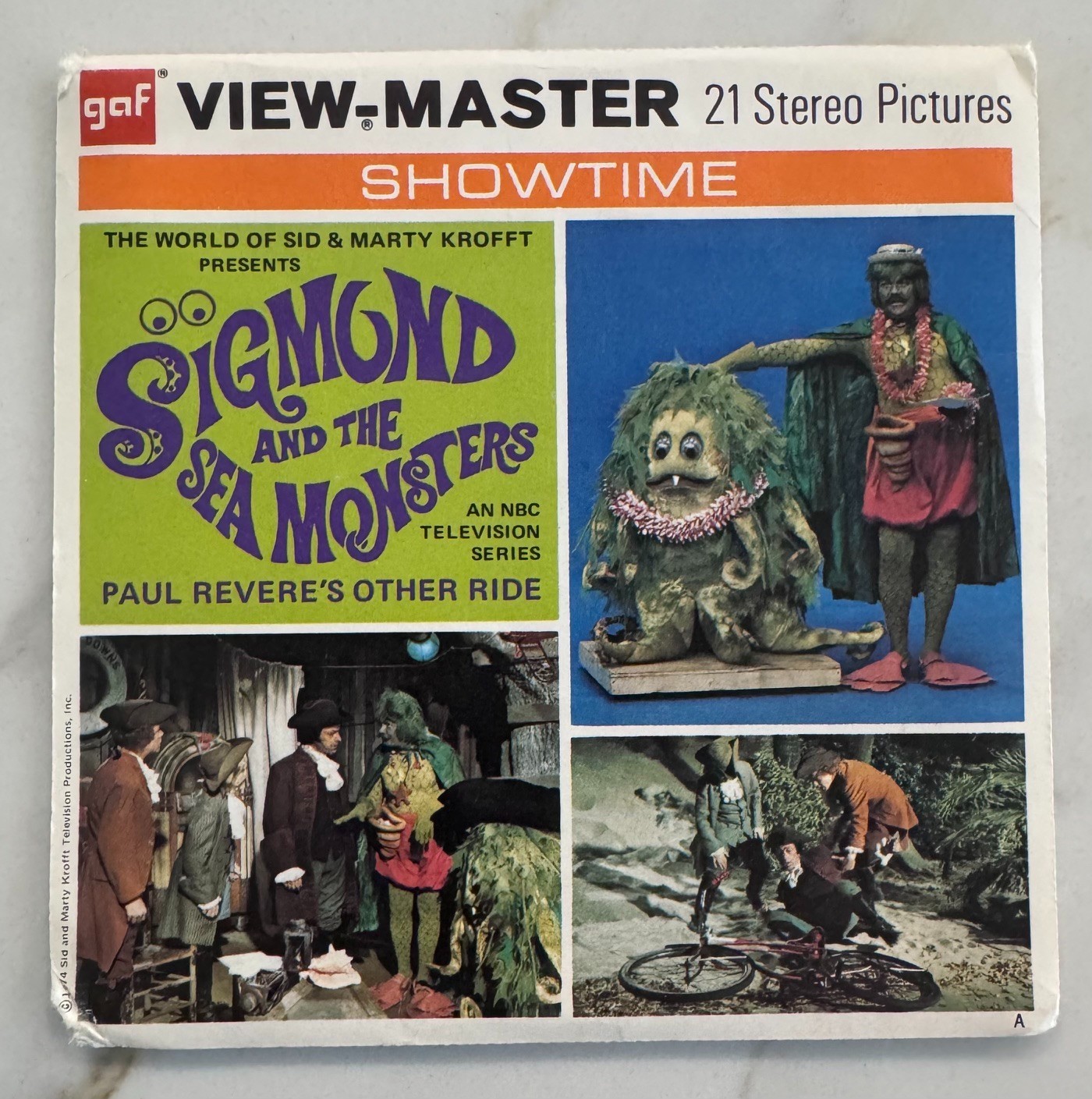 View Master Packet B 595 G3 Sigmund and the Sea Monsters 