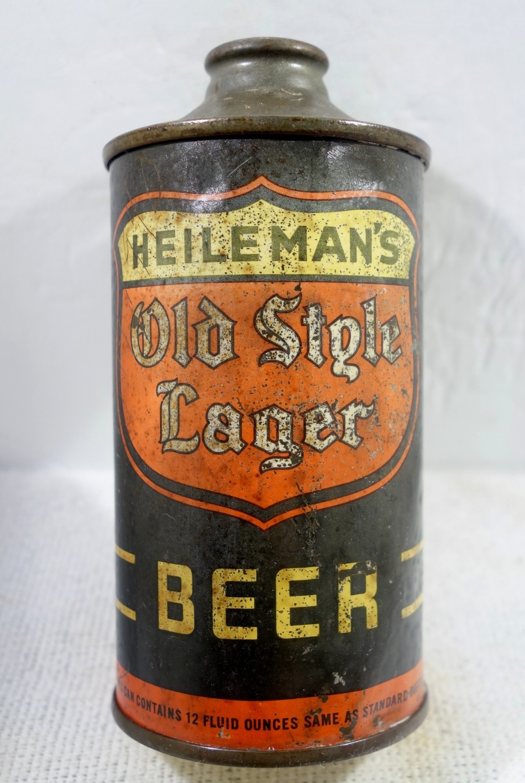 Heileman's Old Style La Crosse Wisconsin Cone Top Beer Can