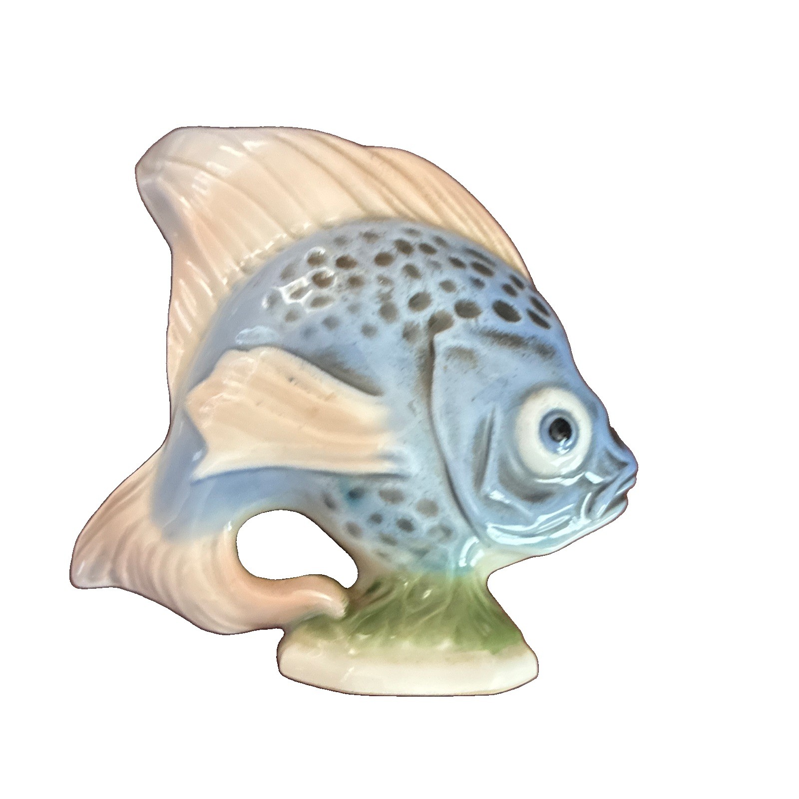 Rosenthal Porcelain Figurine Fish SELB Plossberg Germany,  MCM 3x3” Excellent