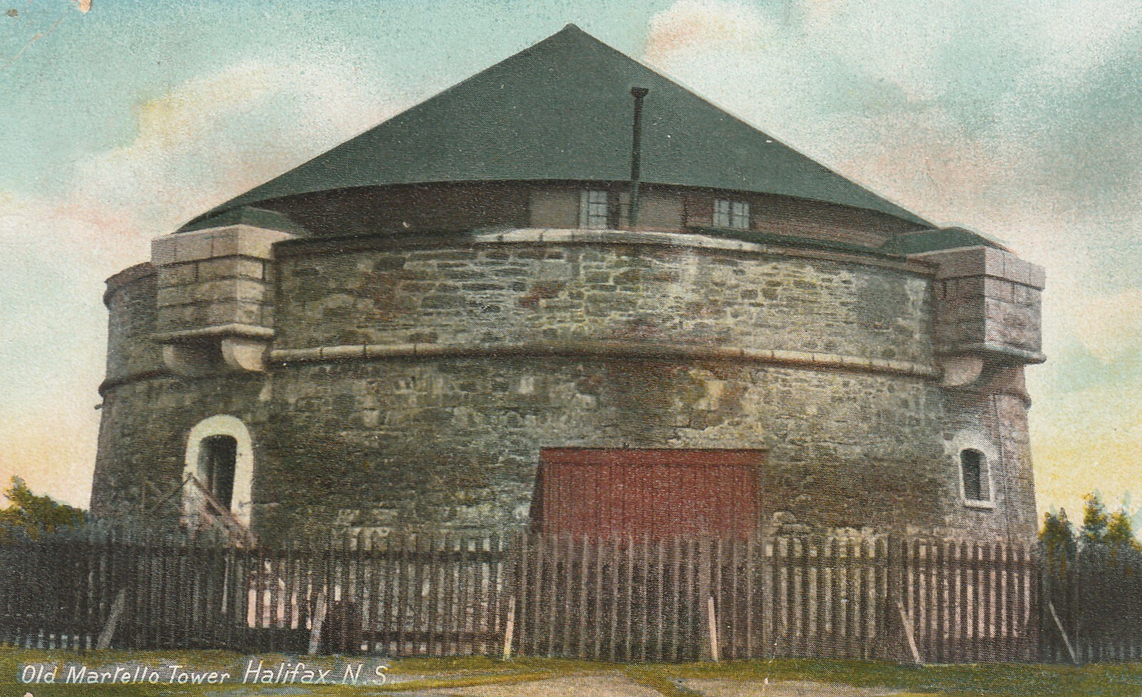 1907 Stevens Point Wisconsin PM., The Old Martello Tower, Halifax, N.S. a843