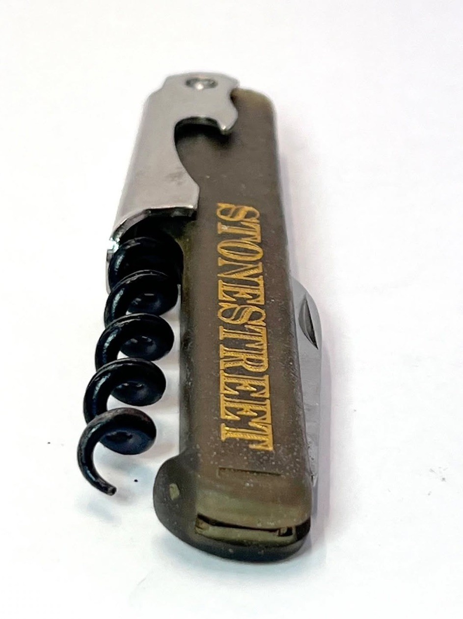 Vintage STONESTREET Waiter's Corkscrew Wine Key Made in FRANCE 3in1 Opener 