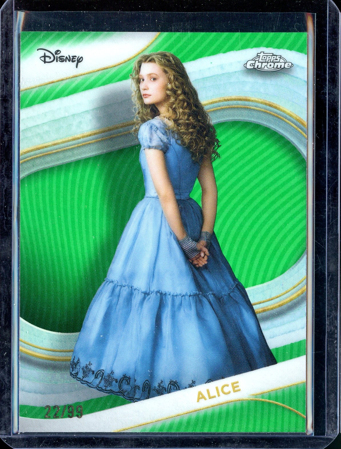 2025 Topps Chrome Disney #175 Alice Green #/99