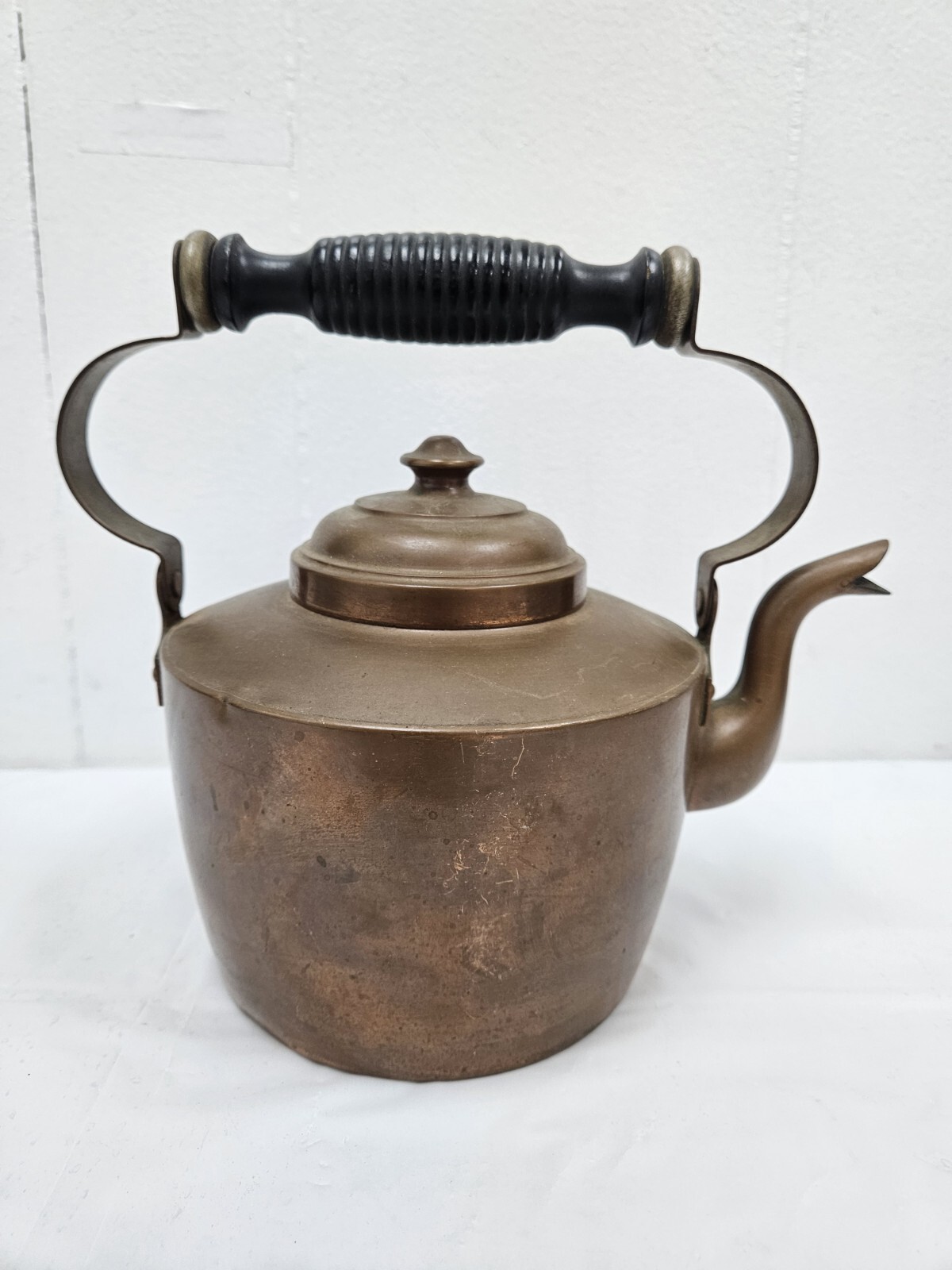 Antique Skultuna Sweden Copper Teapot # 1611 No 2 