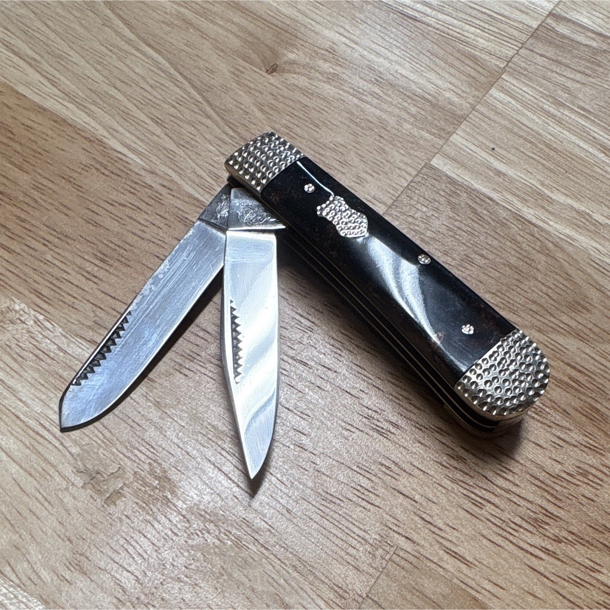 Bulldog brand knives small 2 blade trapper 2005 Solingen Germany 
