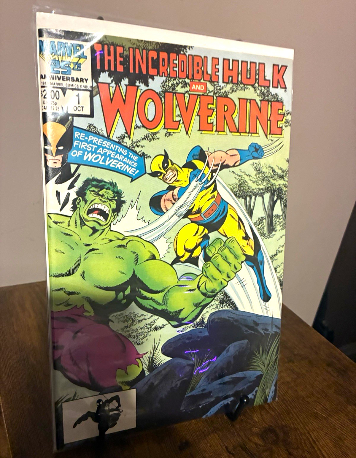 Marvel The Incredible Hulk and Wolverine #1 (1986) Hulk Wolverine Copper Age.