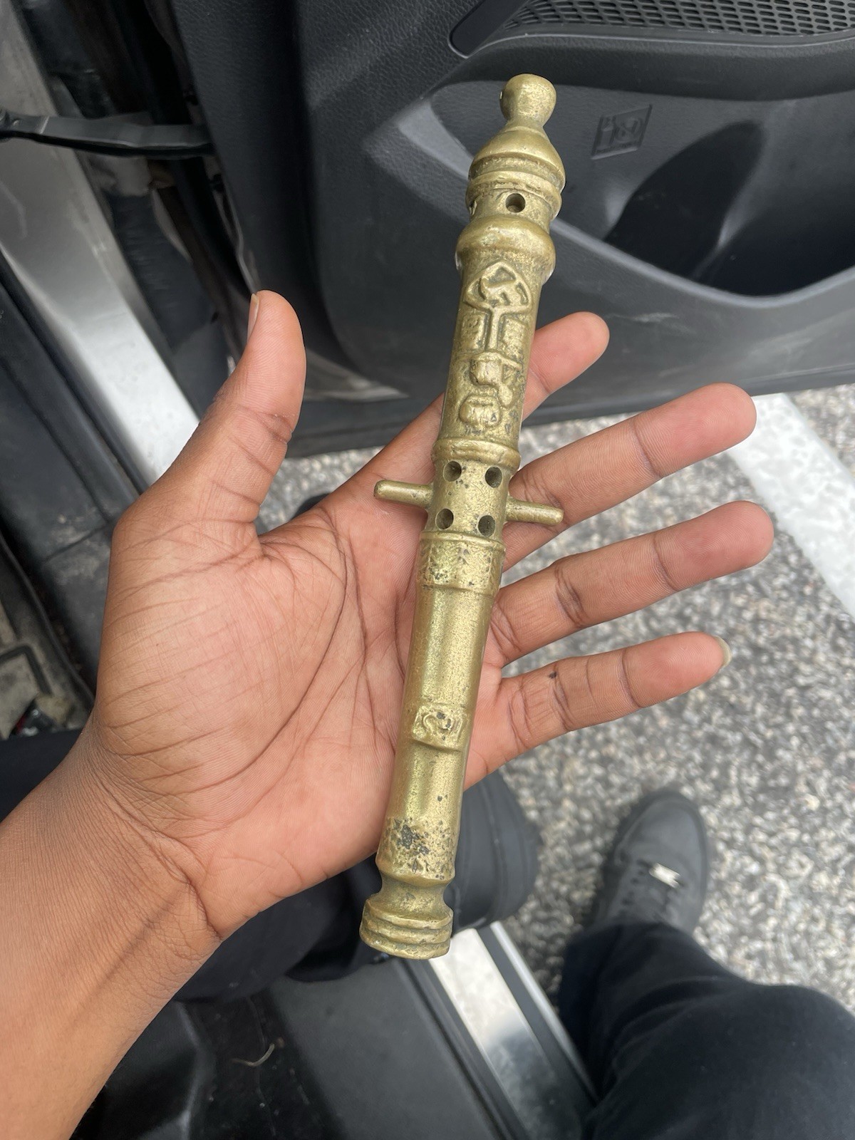 Vintage Brass Cannon Barrel