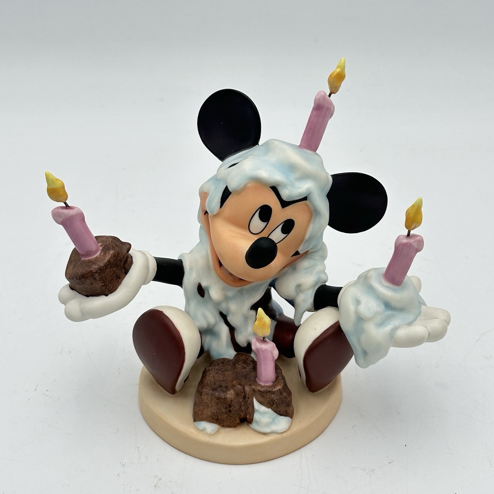 Walt Disney WDCC Mickey's Birthday Party Mickey Mouse Figurine COA & Box
