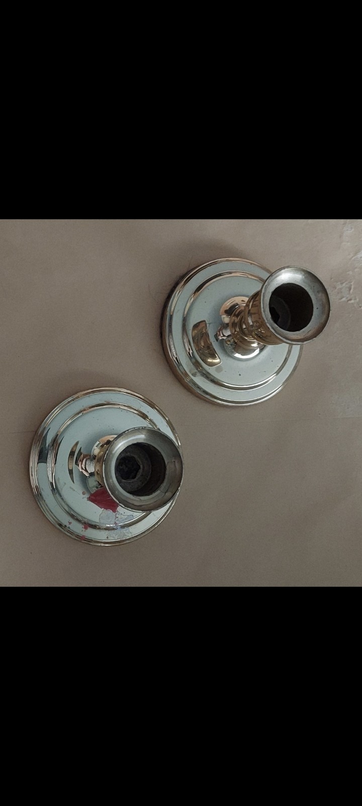 2 Vintage Baldwin Brass Candle Holders Made In America. They No Longer Make Them