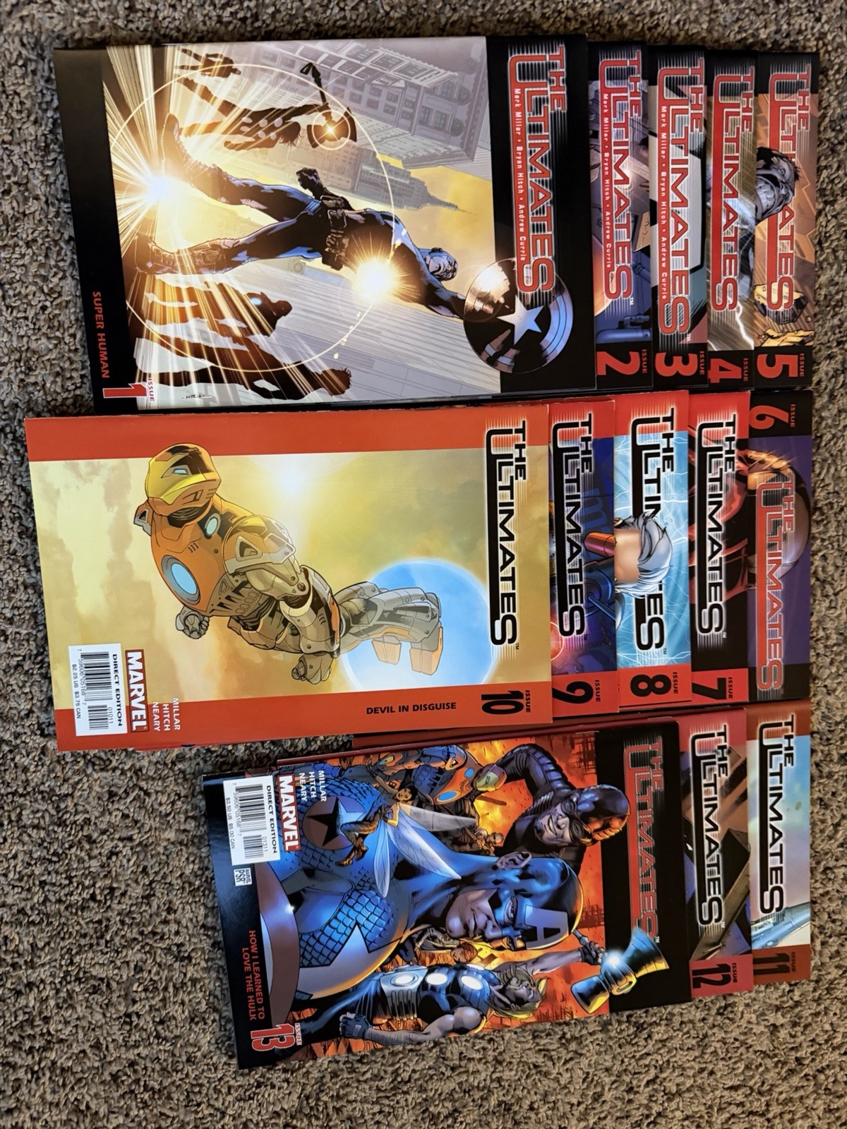 The Ultimates #1-13 Complete Series Marvel 2002 Mark Millar Bryan Hitch The Ultimates #1-13 Complete Series Marvel 2002 Mark Millar Bryan Hitch